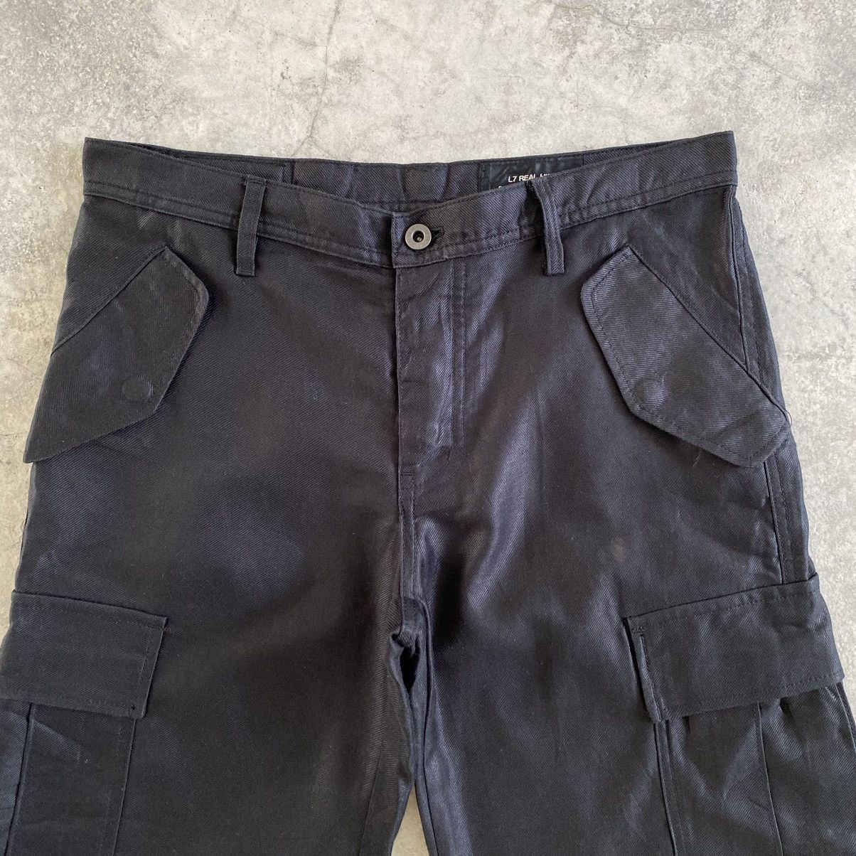 L7 Real Hip Vintage L7 Real Hip Coated Wide Leg Flared Cargo Pants Size US 31 - 10 Thumbnail