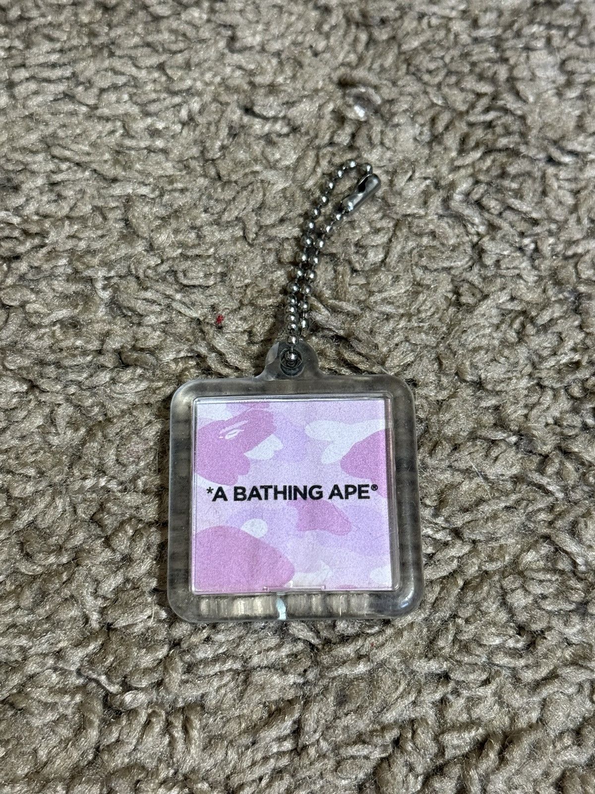 Bape Pink ABC camo BAPE keychain Size ONE SIZE - 2 Thumbnail