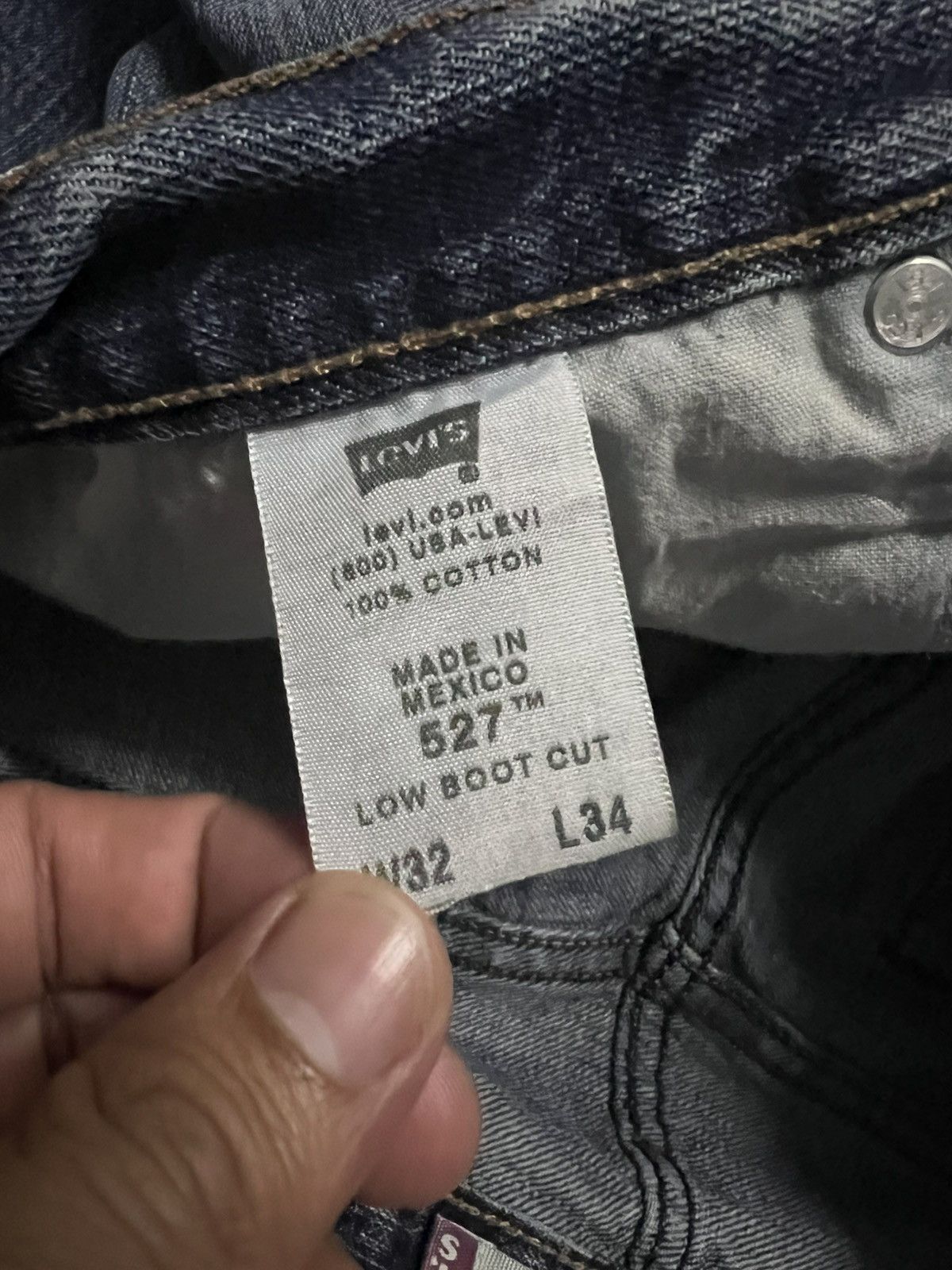 Levi's Vintage Levis 527 Distressed Bootcut Jean Size US 33 - 23 Thumbnail