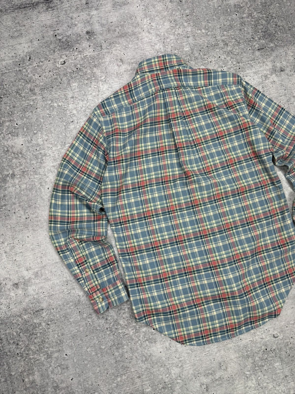 Polo Ralph Lauren × Vintage Vintage Y2K Style Ralph Lauren Plaid Checkered Flannel Shirt Size US S / EU 44-46 / 1 - 15 Thumbnail