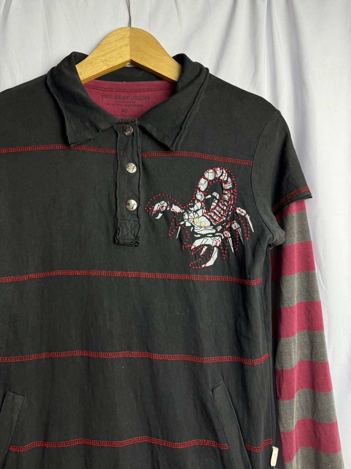 Beauty Beast × Hysteric Glamour × Japanese Brand Double Layers Scorpion 10f1 Long Sleeve Size US S / EU 44-46 / 1 - 3 Thumbnail