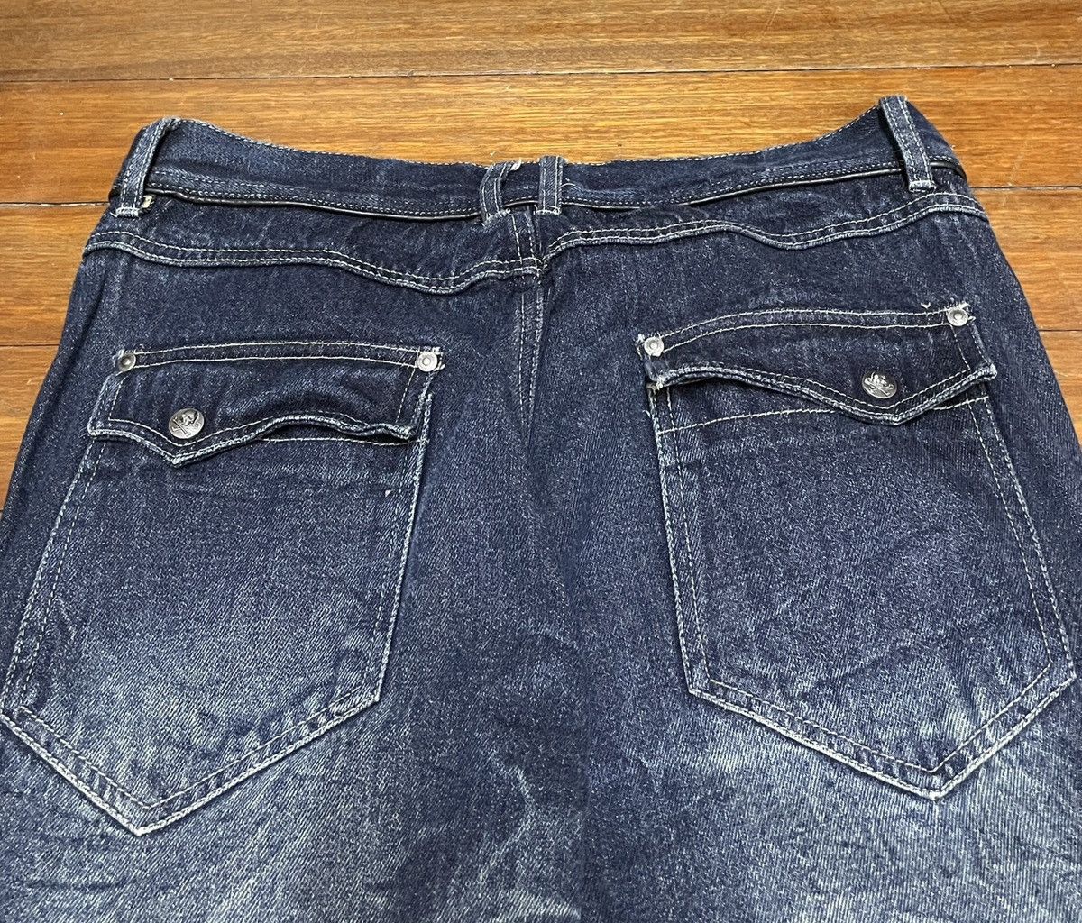 14th Addiction × Japanese Brand × Le Grande Bleu (L.G.B.) Rare Design Vintage Brand Double Focus Tactical Jeans 1990s Size US 33 - 4 Thumbnail