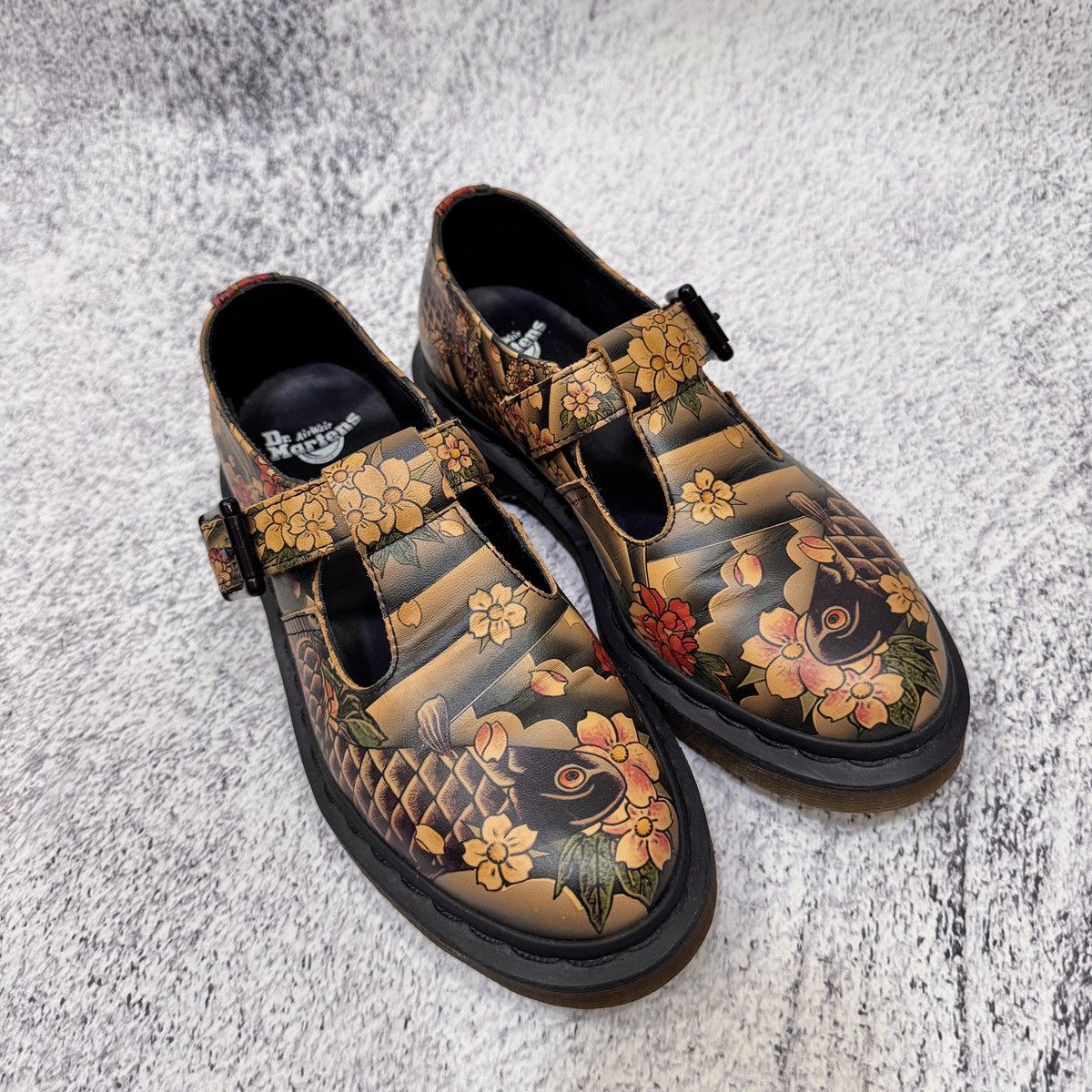 Dr. Martens Dr. Martens Polley Mary Jane Japanese Tatoo UK3 EU36 Size US 6 / IT 36 - 3 Thumbnail