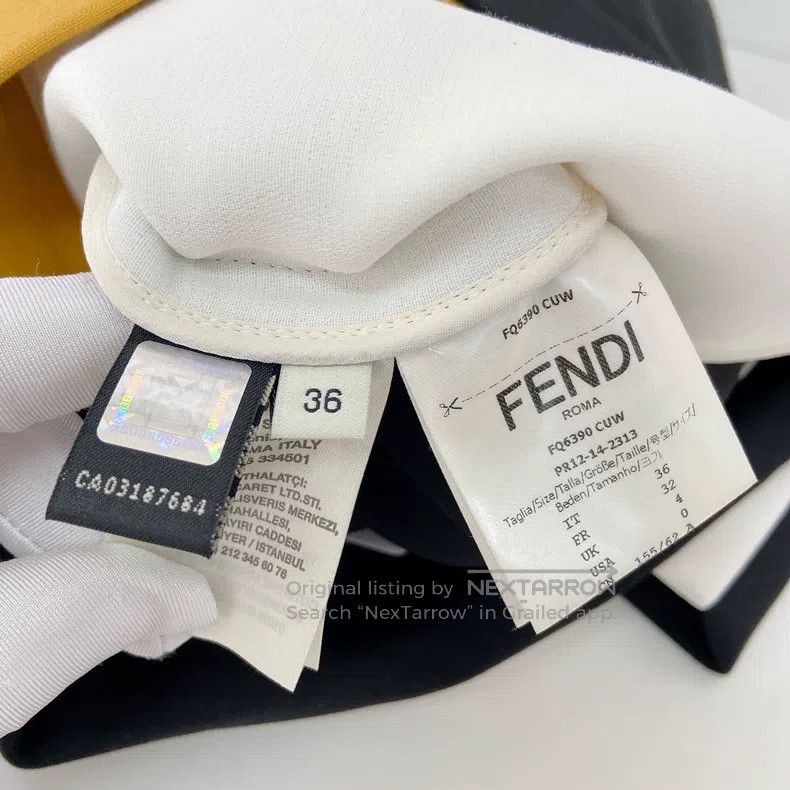 Fendi Fendi Colorblock Skirt Size 24" / US 00 / IT 34 - 6 Thumbnail