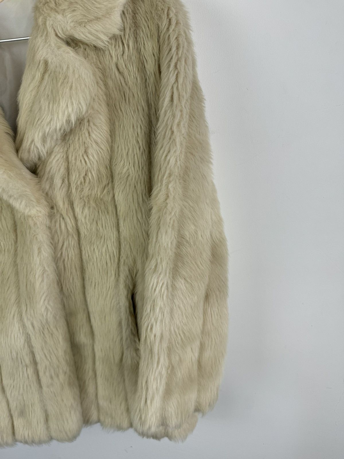 If Six Was Nine Vintage Rare Faux Fur y2K Style Coat Luxurious Simulated Fur Size M / US 6-8 / IT 42-44 - 3 Thumbnail