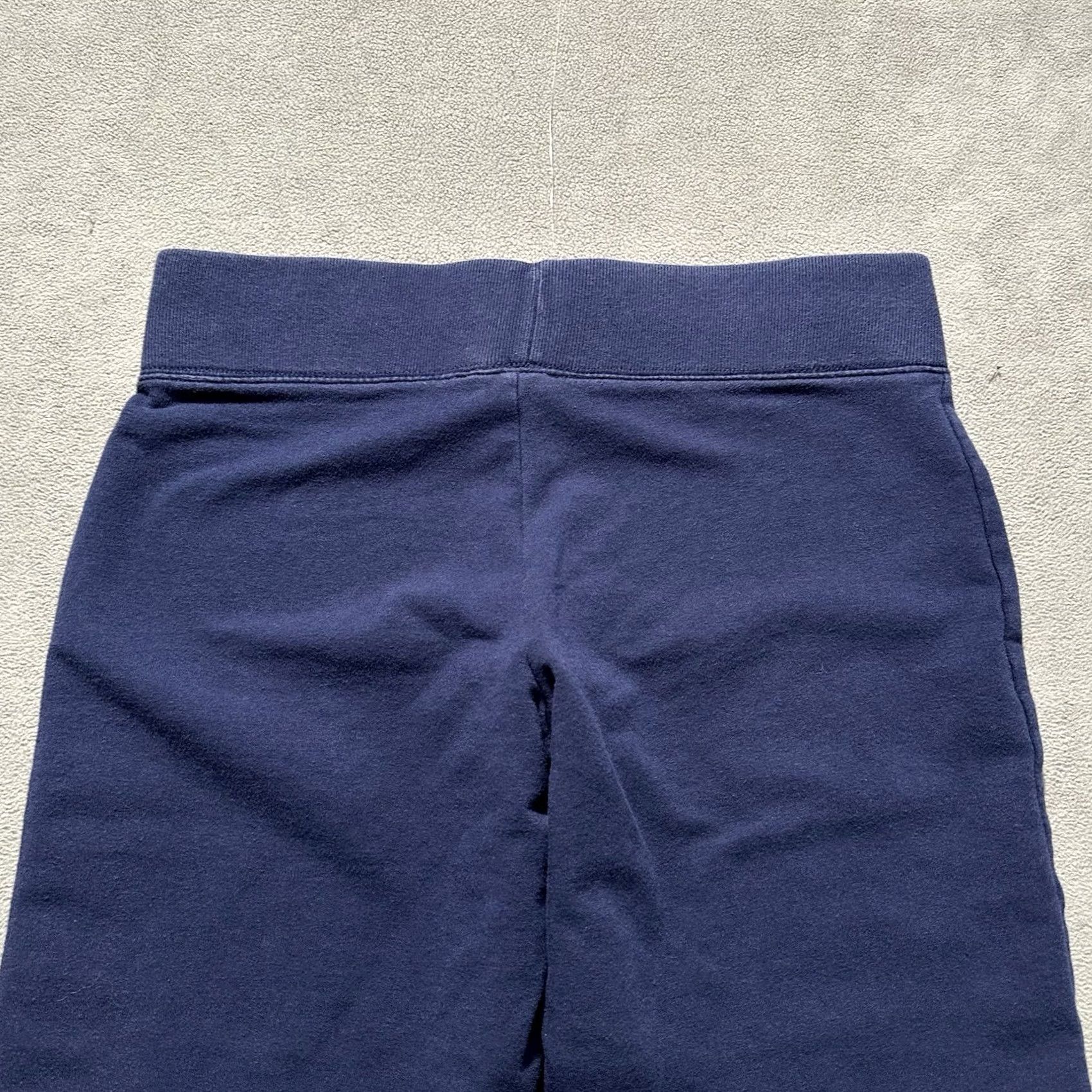 Ralph Lauren Ralph Lauren Sweatpants Womens Medium Navy Blue Wide-Leg Fleece Logo Lounge EUC Size 32" / US 10 / IT 46 - 4 Thumbnail