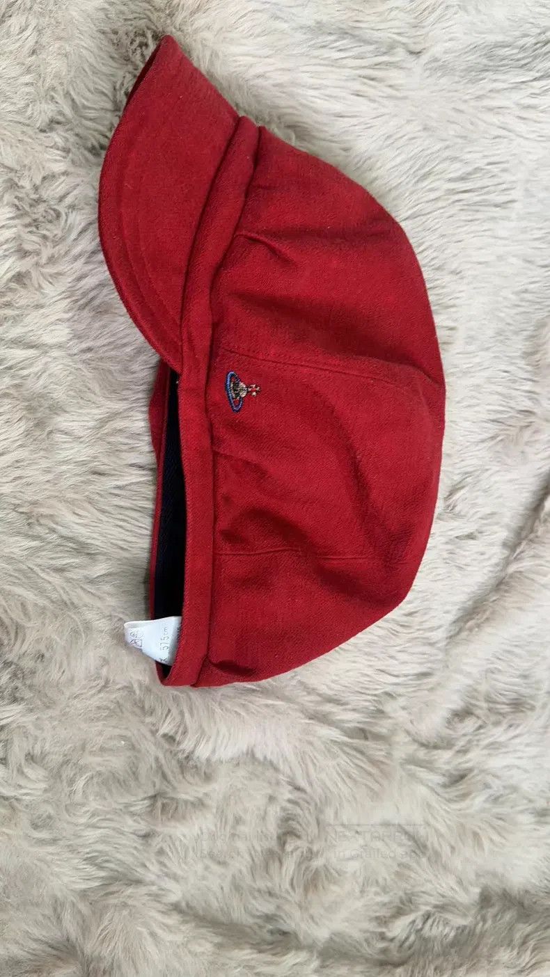 Vivienne Westwood Vivienne Westwood Red Newsboy Cap Size ONE SIZE - 8 Thumbnail