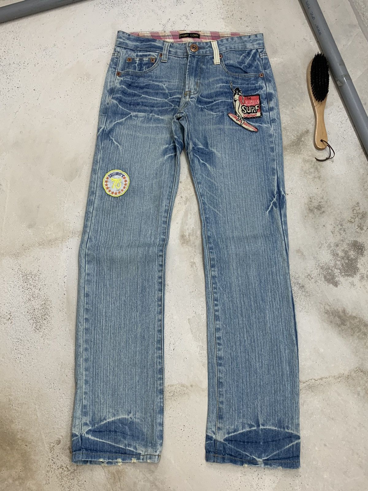 Hysteric Glamour × Japanese Brand Point Loma Surf Style Kludman Love Peace Patch Size US 29 - 3 Thumbnail