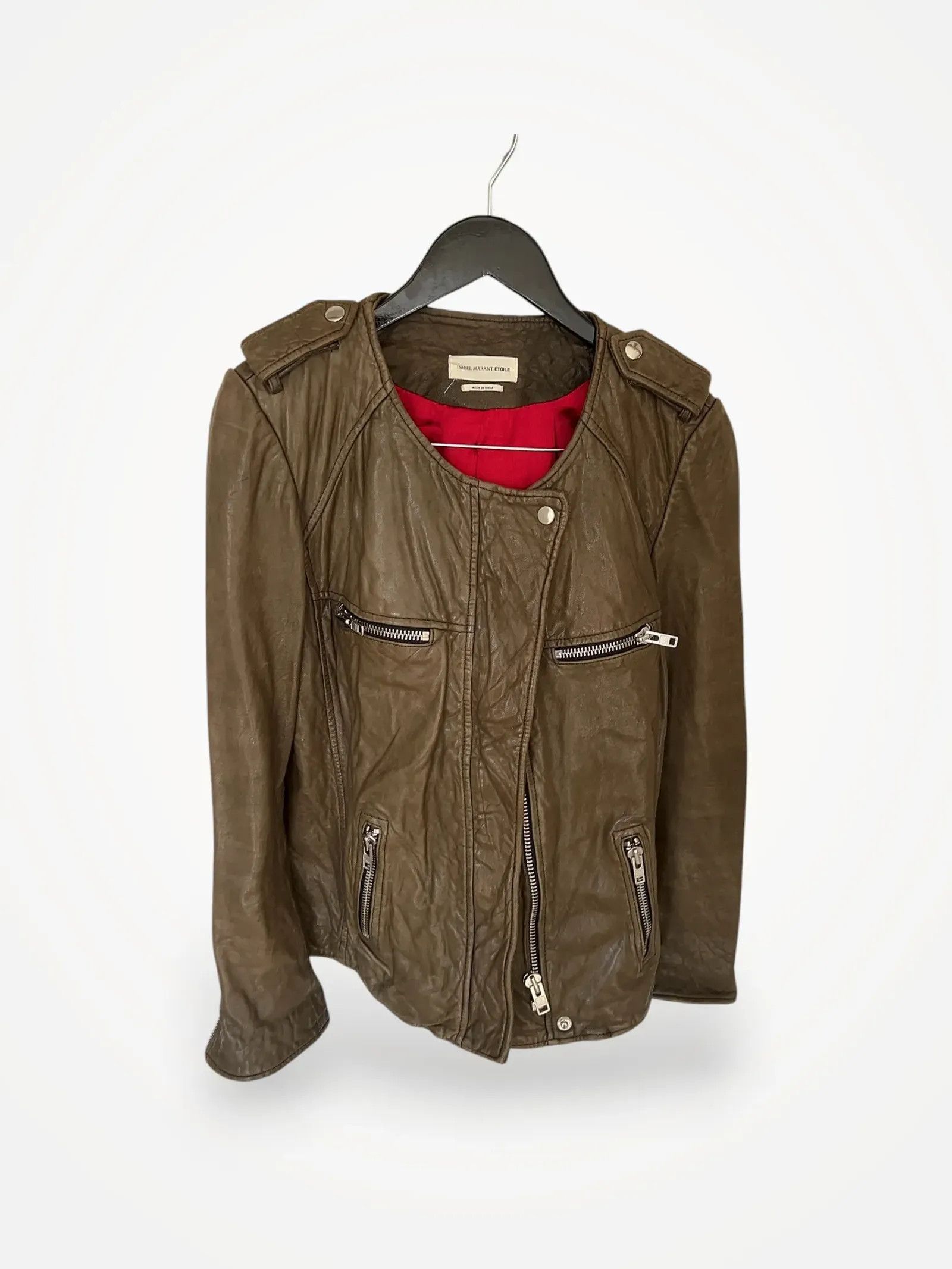 Isabel Marant Isabel Marant Etoile Leather Jacket Size S / US 4 / IT 40 - 1 Thumbnail