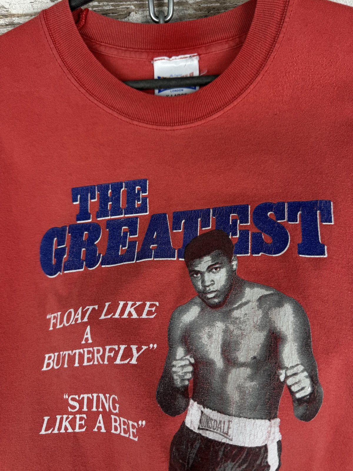 Lonsdale × Vintage Mens Vintage Lonsdale Muhammad Ali T-shirt 1997 tee rare Size US XL / EU 56 / 4 - 9 Thumbnail