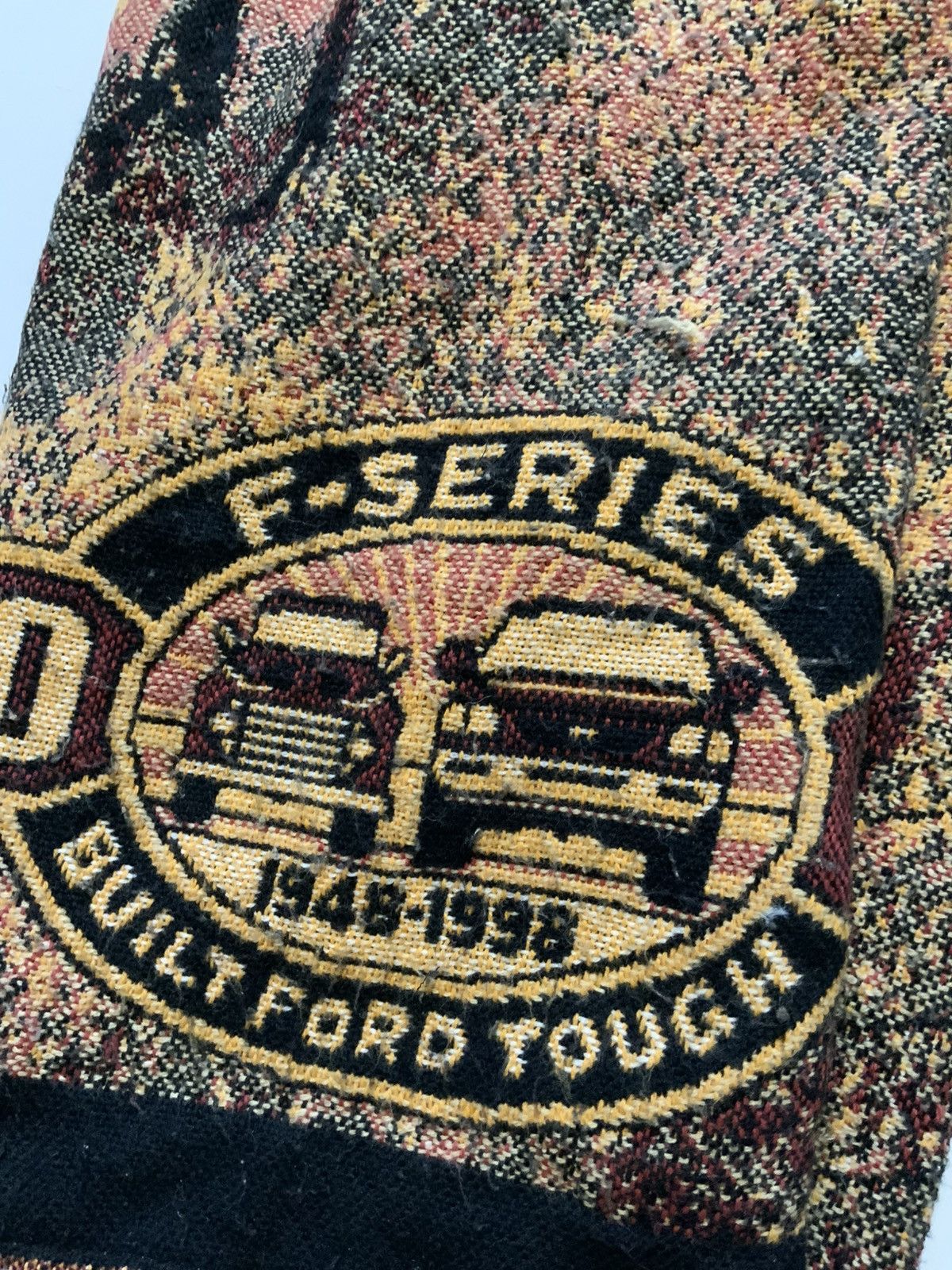 Ford × Vintage 1998 Ford F-Series 50 Year Tapestry Reworked Upcycle Pants Size US 34 / EU 50 - 6 Thumbnail