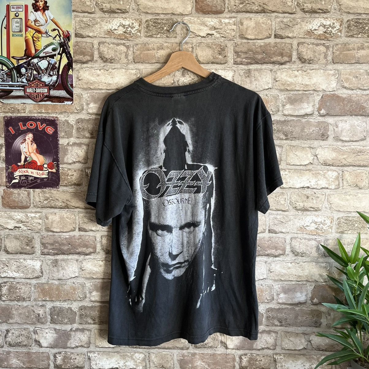 Band Tees × Ozzy Osbourne × Vintage 90s Ozzy Osbourne Ozzmosis big print band Dad tee Size US L / EU 52-54 / 3 - 2 Thumbnail
