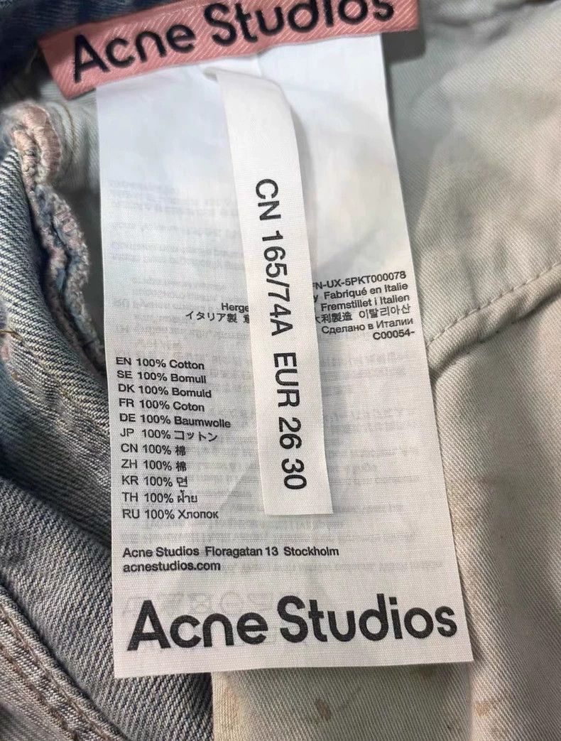 Acne Studios Acne Studios mud-dyed distressed denim pants dirty wastela Size US 30 / EU 46 - 3 Thumbnail
