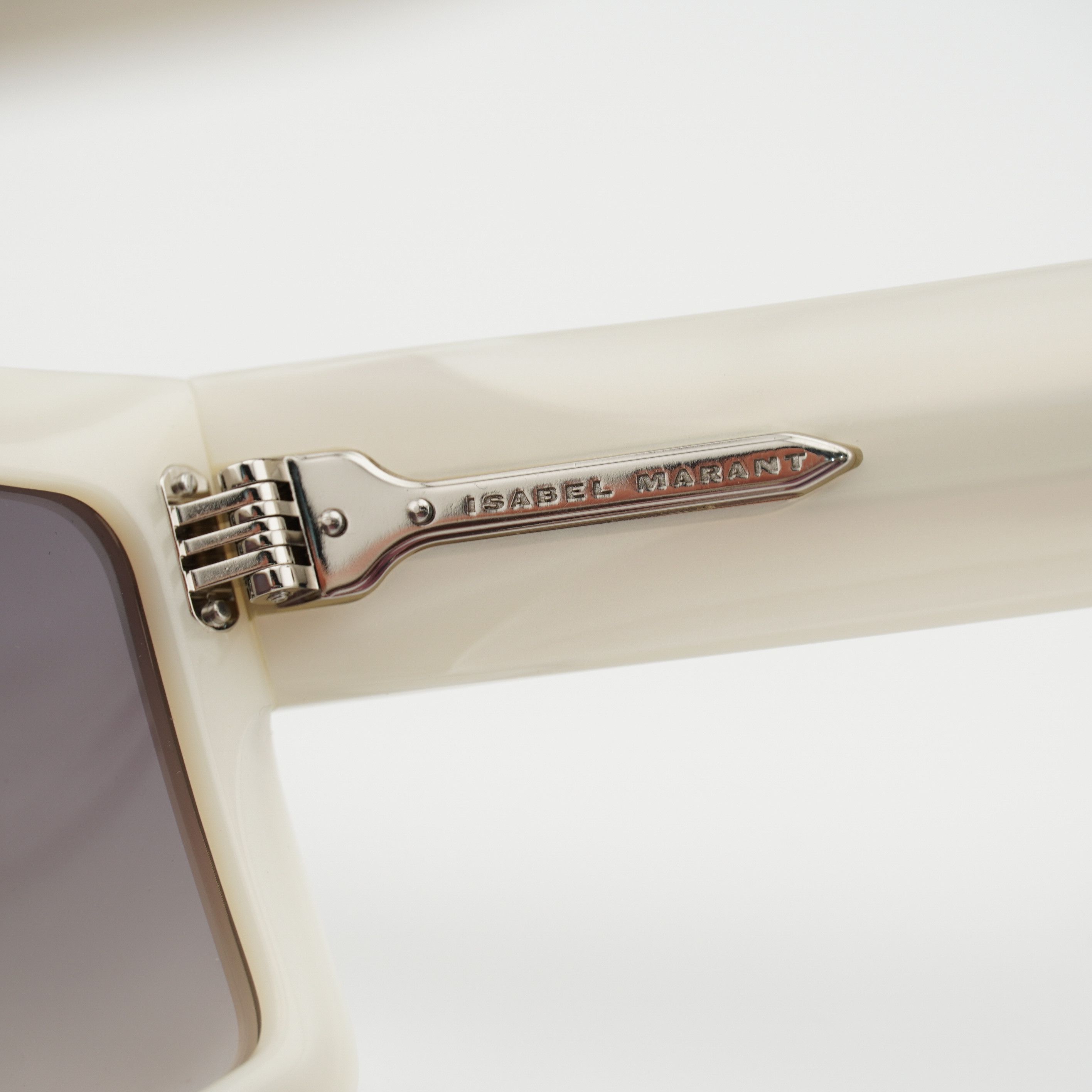Isabel Marant Isabel Marant IM 0155/S 07AP 9O Sunglasses White Shield Fram Size ONE SIZE - 3 Thumbnail