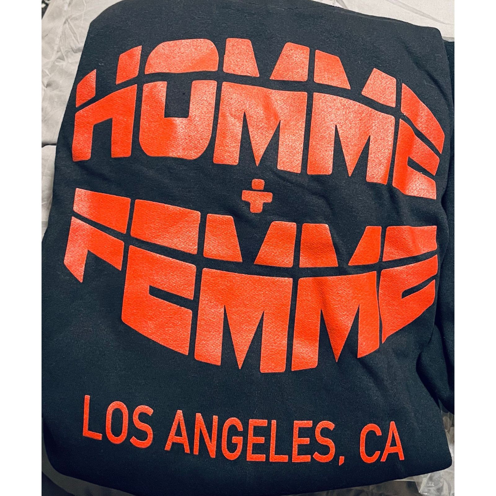 Homme + Femme La •NWT• Homme + Femme LA Black w/ Red Money Sex Respect Hoodie Size US L / EU 52-54 / 3 - 6 Thumbnail