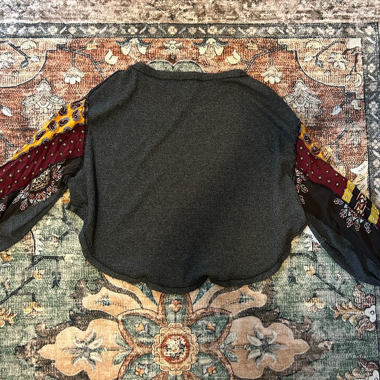 Free People Free People Patchwork Sweater S Multi Size S / US 4 / IT 40 - 3 Thumbnail