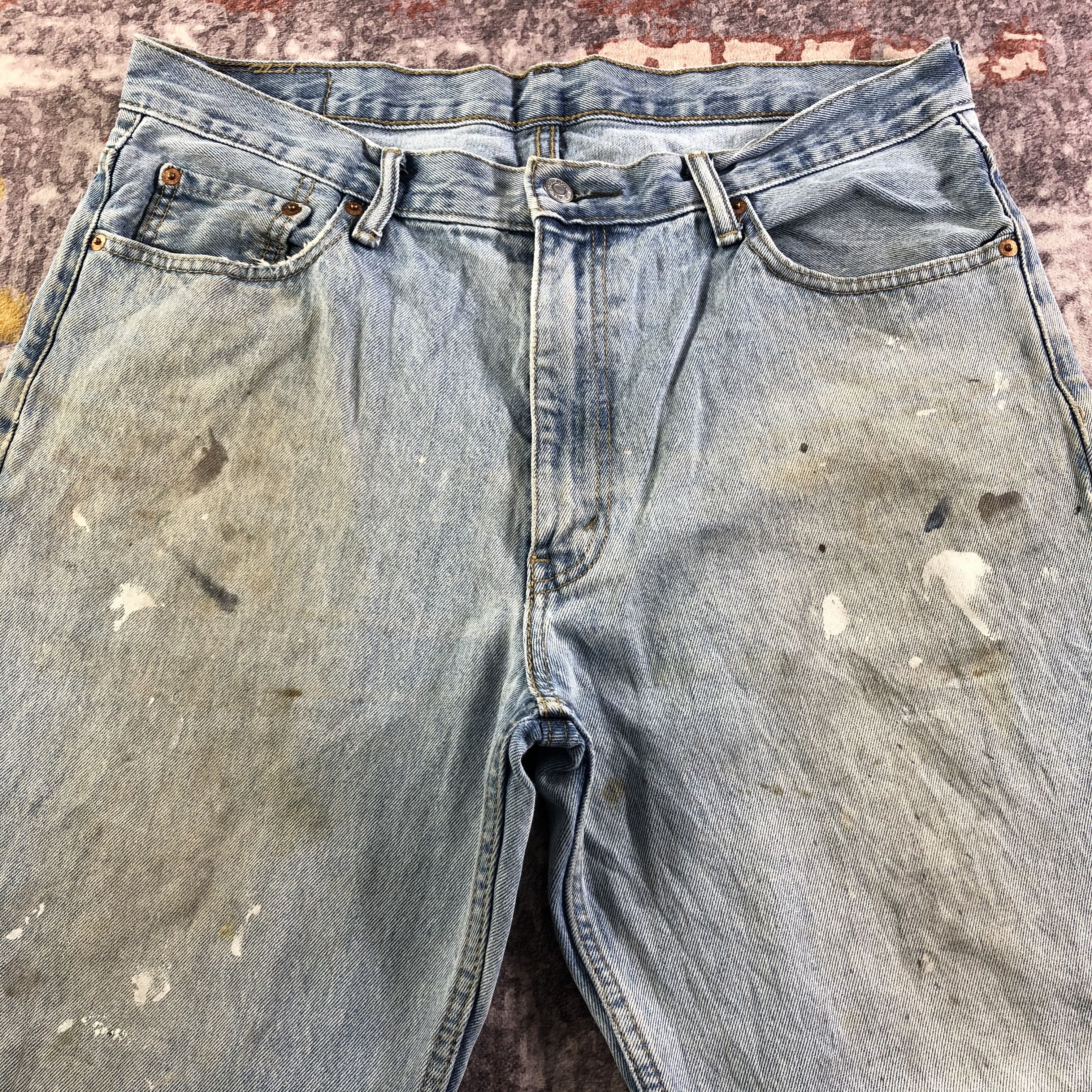 Levi's Vintage Light Wash Levis 550 Jeans-JM3385 Size US 37 - 3 Thumbnail