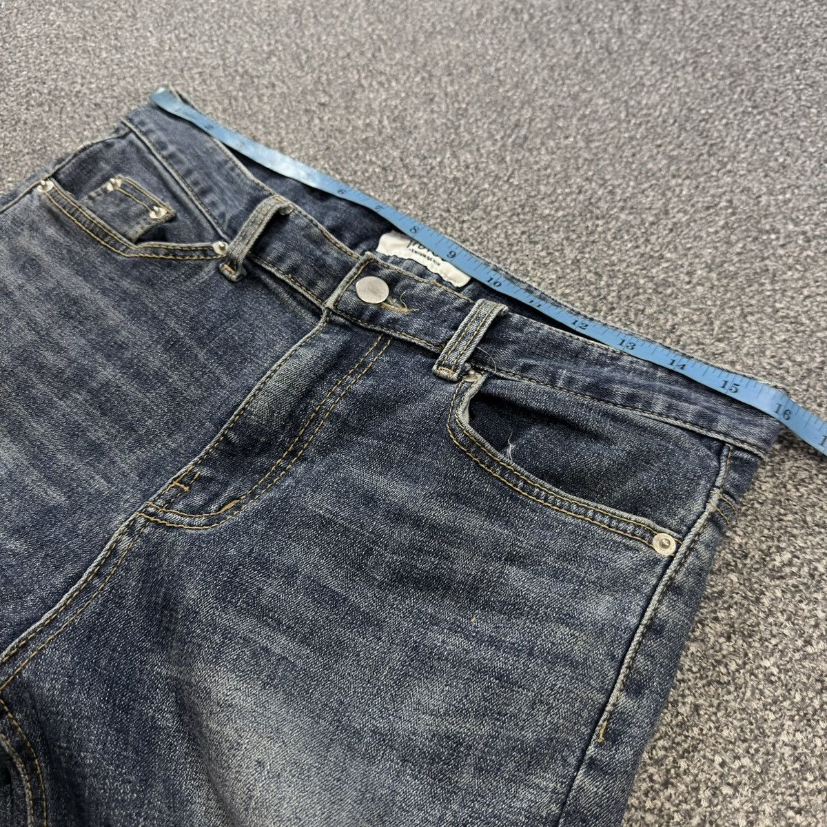 Indigo 🇯🇵 Japanese Indigo Denim Rugged Jeans Size US 30 / EU 46 - 14 Thumbnail