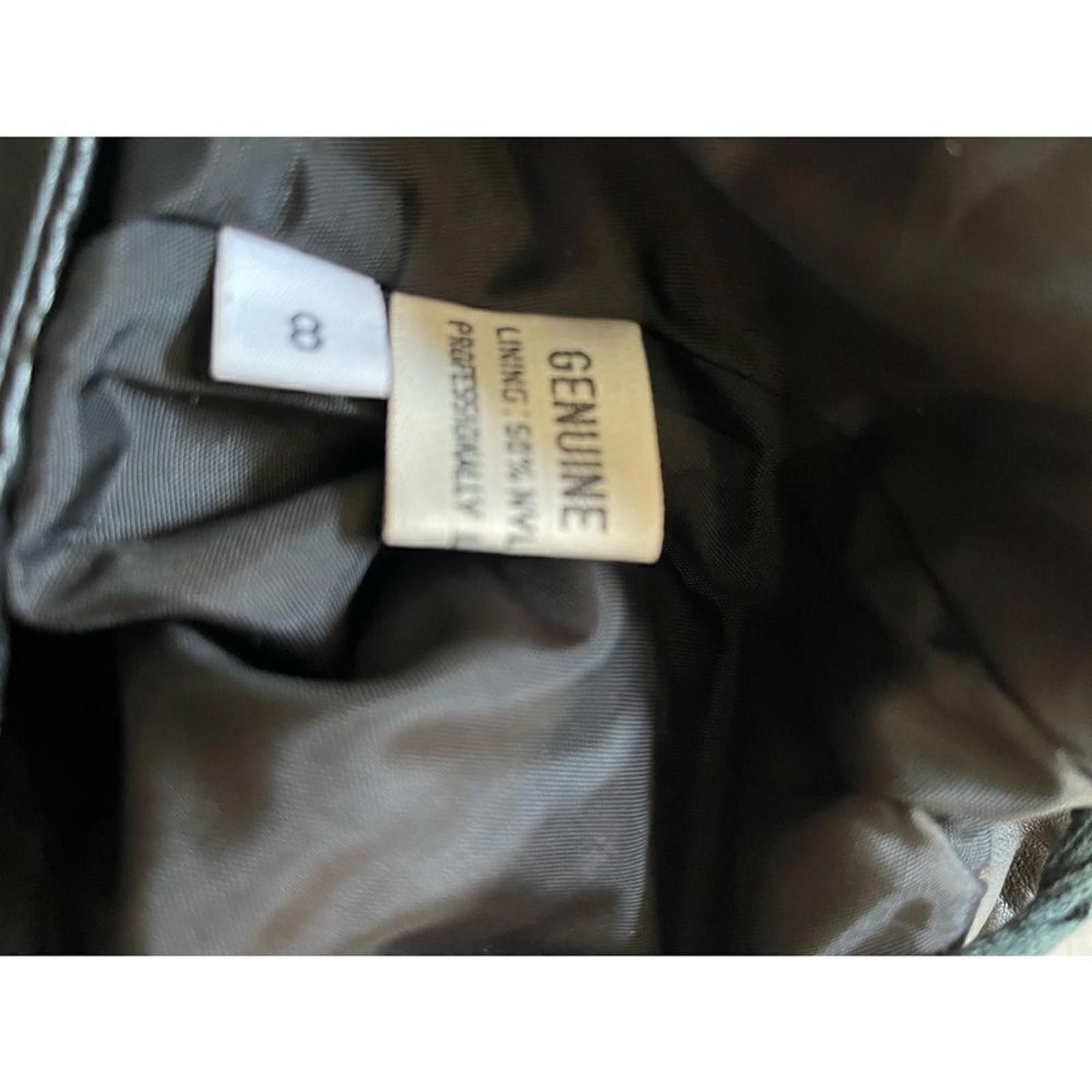 Designer Vintage design assets leather pencil skirt. Size 8 Size 30" / US 8 / IT 44 - 6 Thumbnail