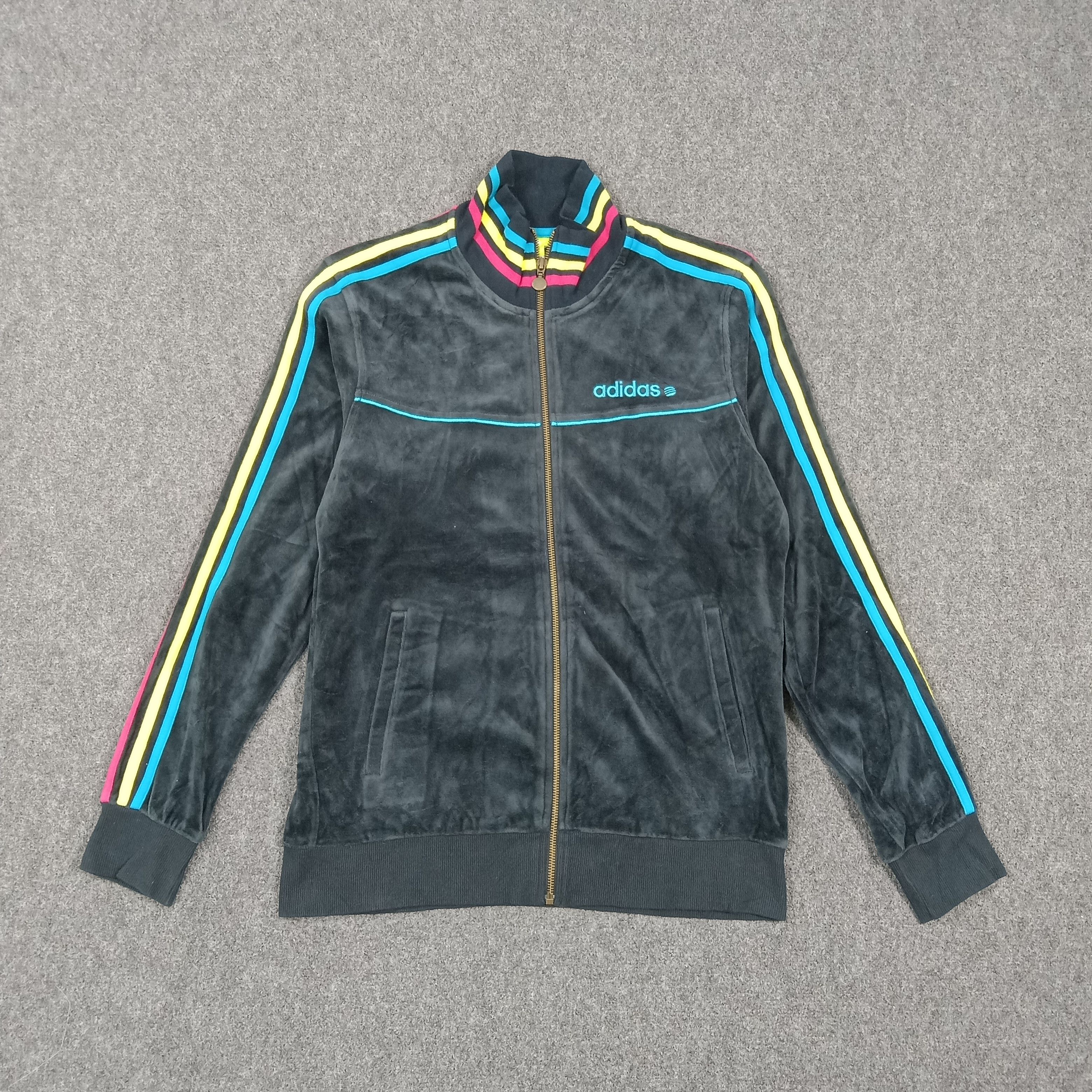 Adidas Adidas NEO Track Velvet Sweater Jacket C283N12 Size US S / EU 44-46 / 1 - 1 Thumbnail