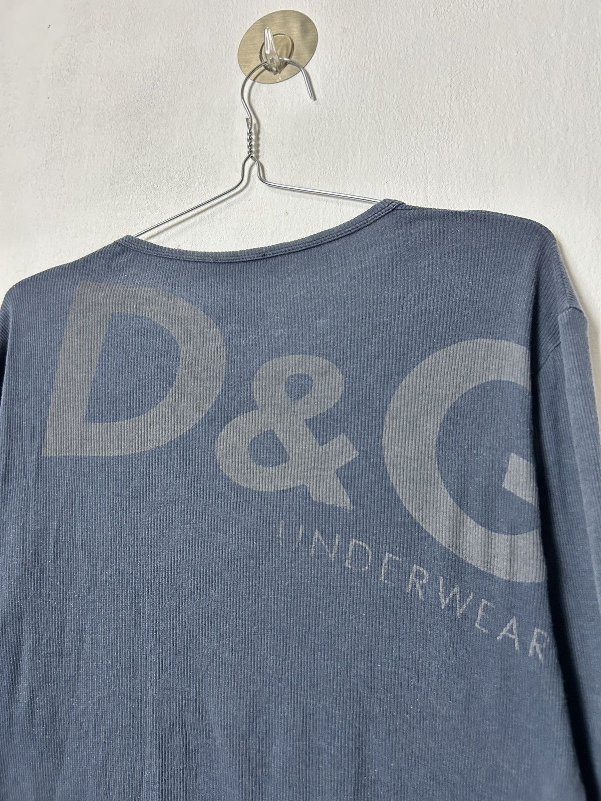 Dolce & Gabbana D&G underwear thermal longsleeve big spellout Size US L / EU 52-54 / 3 - 3 Thumbnail