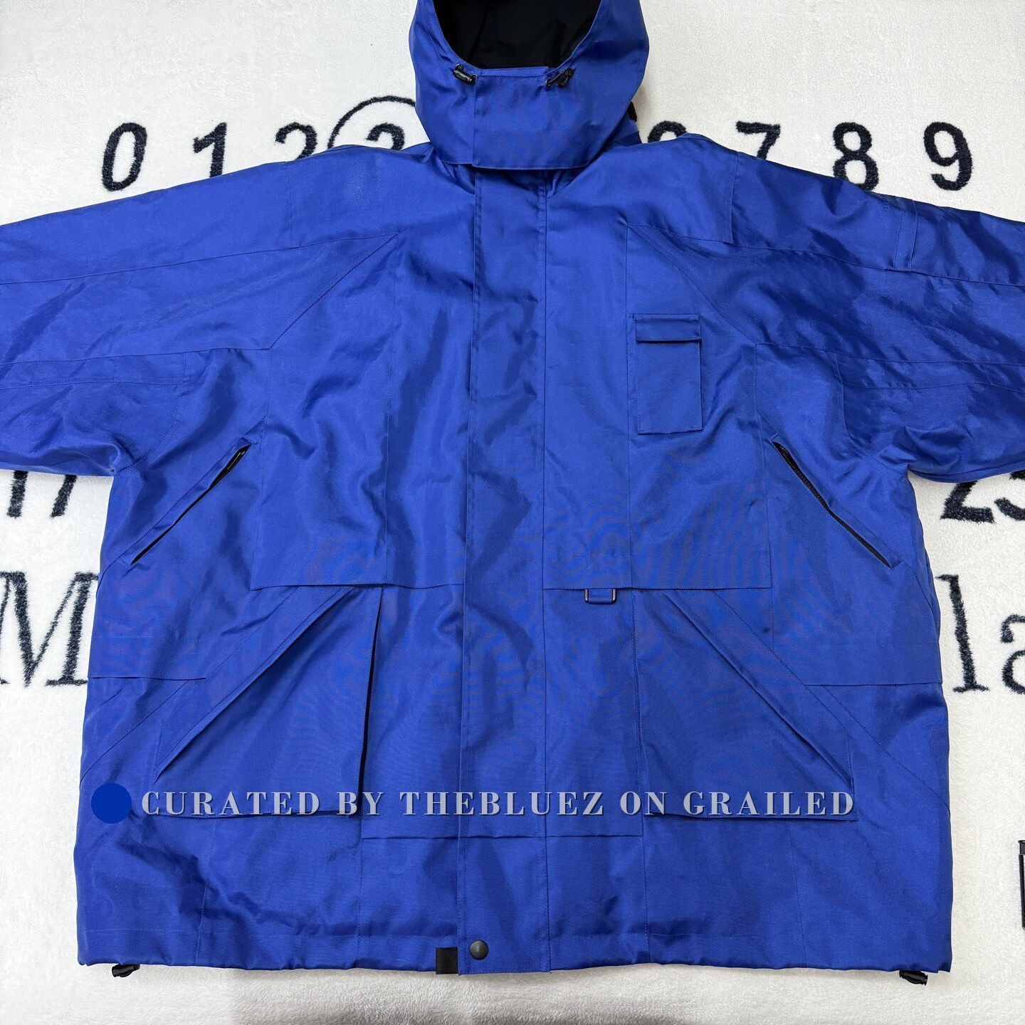 Balenciaga Balenciaga Blue Nylon Coat Size US S / EU 44-46 / 1 - 1 Thumbnail