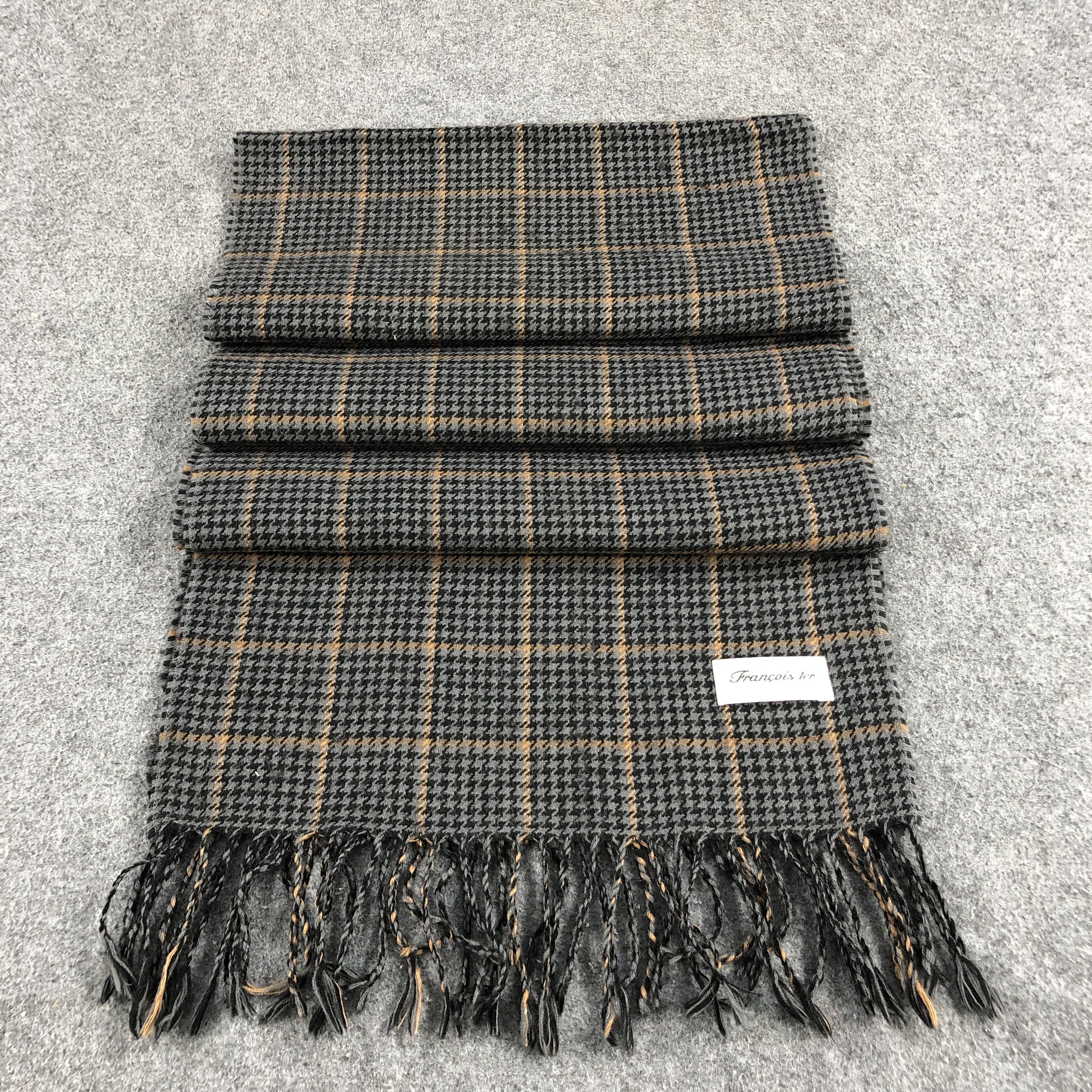 Pierre Balmain Francois 1er by Pierre Balmain Wool Scarf Muffler V816 Size ONE SIZE - 2 Thumbnail