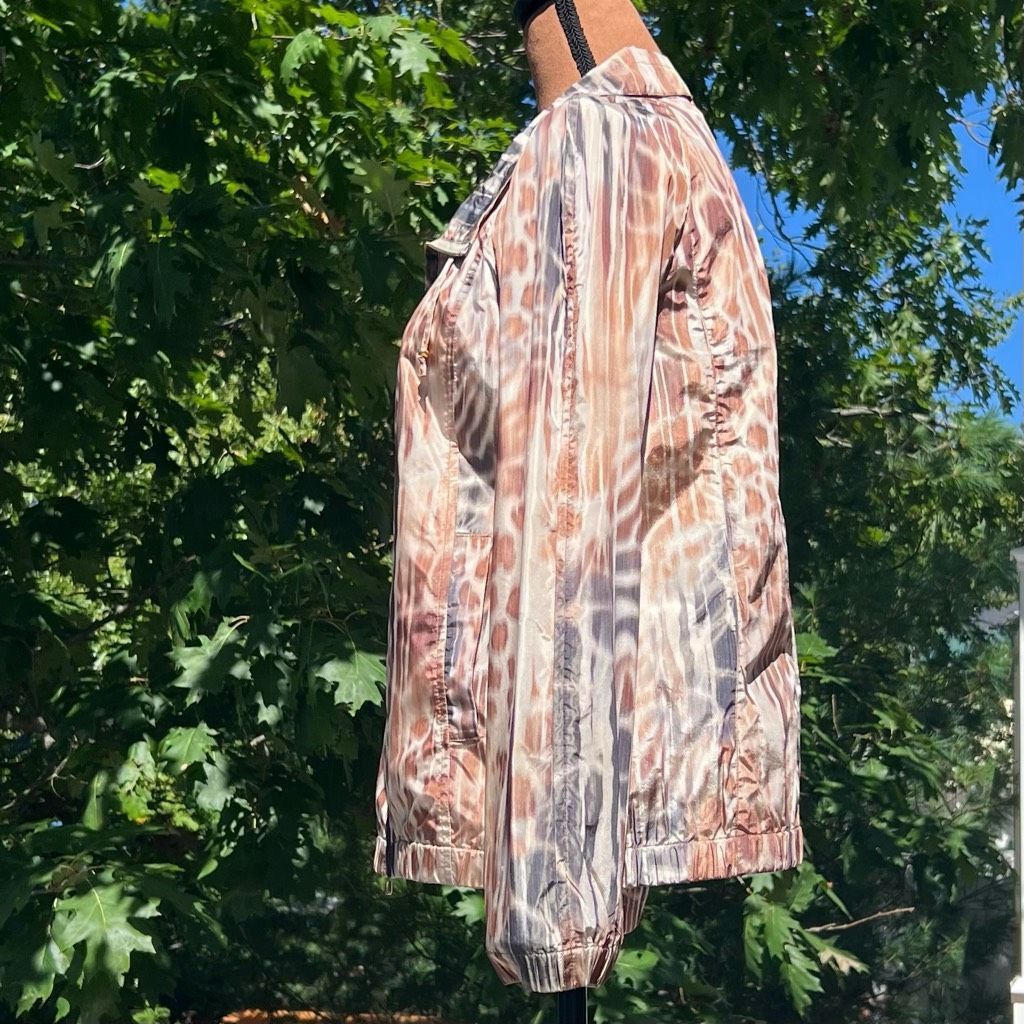 St. John St. John Animal Printed Taffeta Windbreaker Jacket Praline M Size XS / US 0-2 / IT 36-38 - 7 Thumbnail
