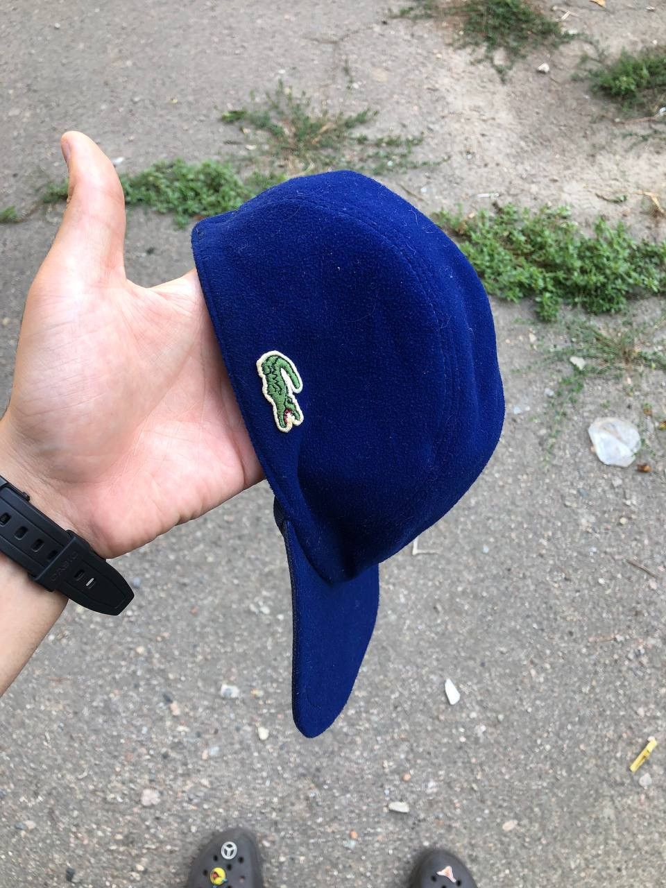 Lacoste × Vintage VERY RARE LACOSTE CHEMISE CAP 5-PANEL HATS JAPAN STYLE Y2K Size ONE SIZE - 1 Thumbnail