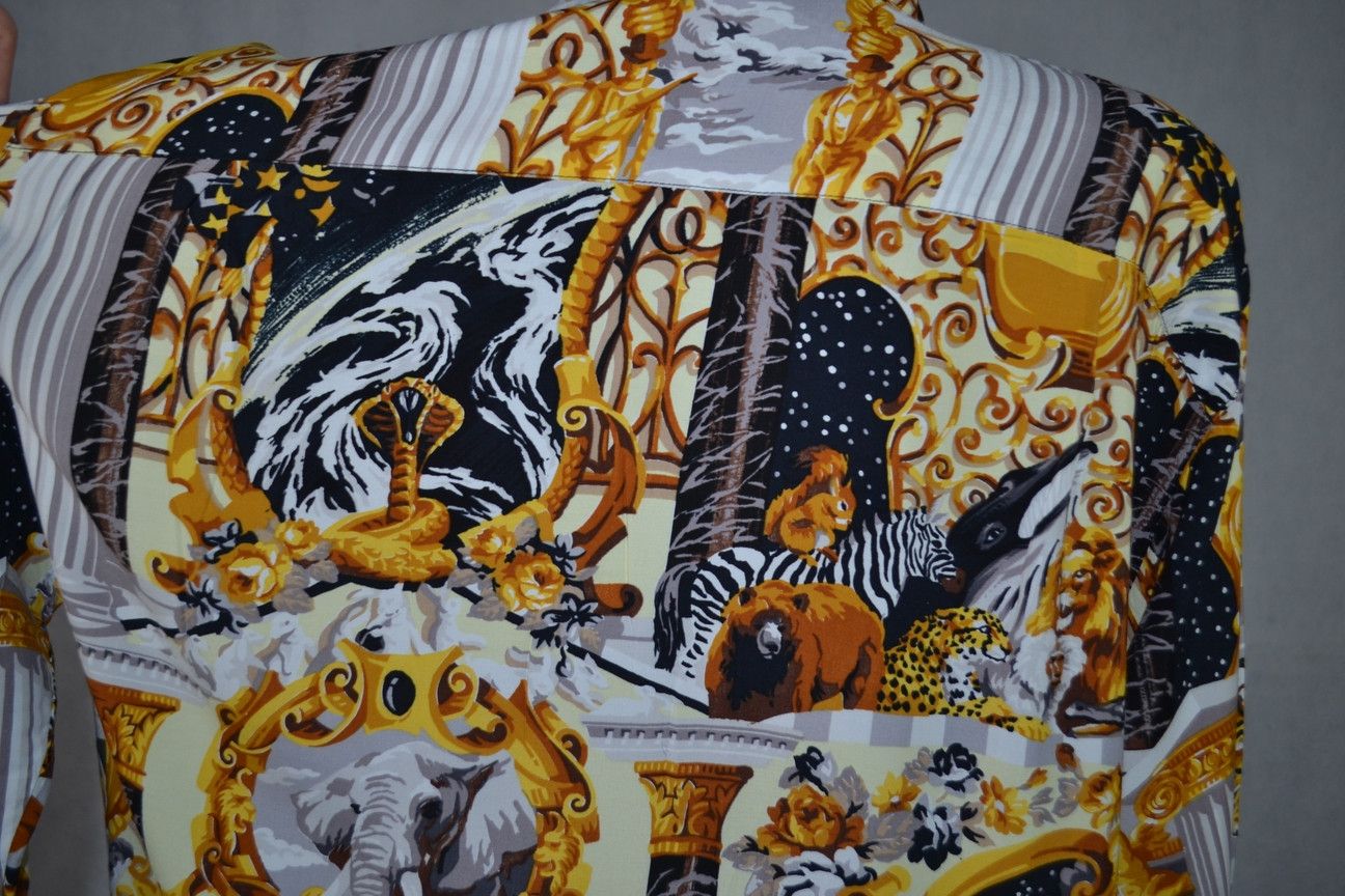 Japanese Brand × Kenzo Vintage 90s Kenzo Jungle Alloverprint Shirt 100% Viscose L Size L / US 10 / IT 46 - 3 Thumbnail