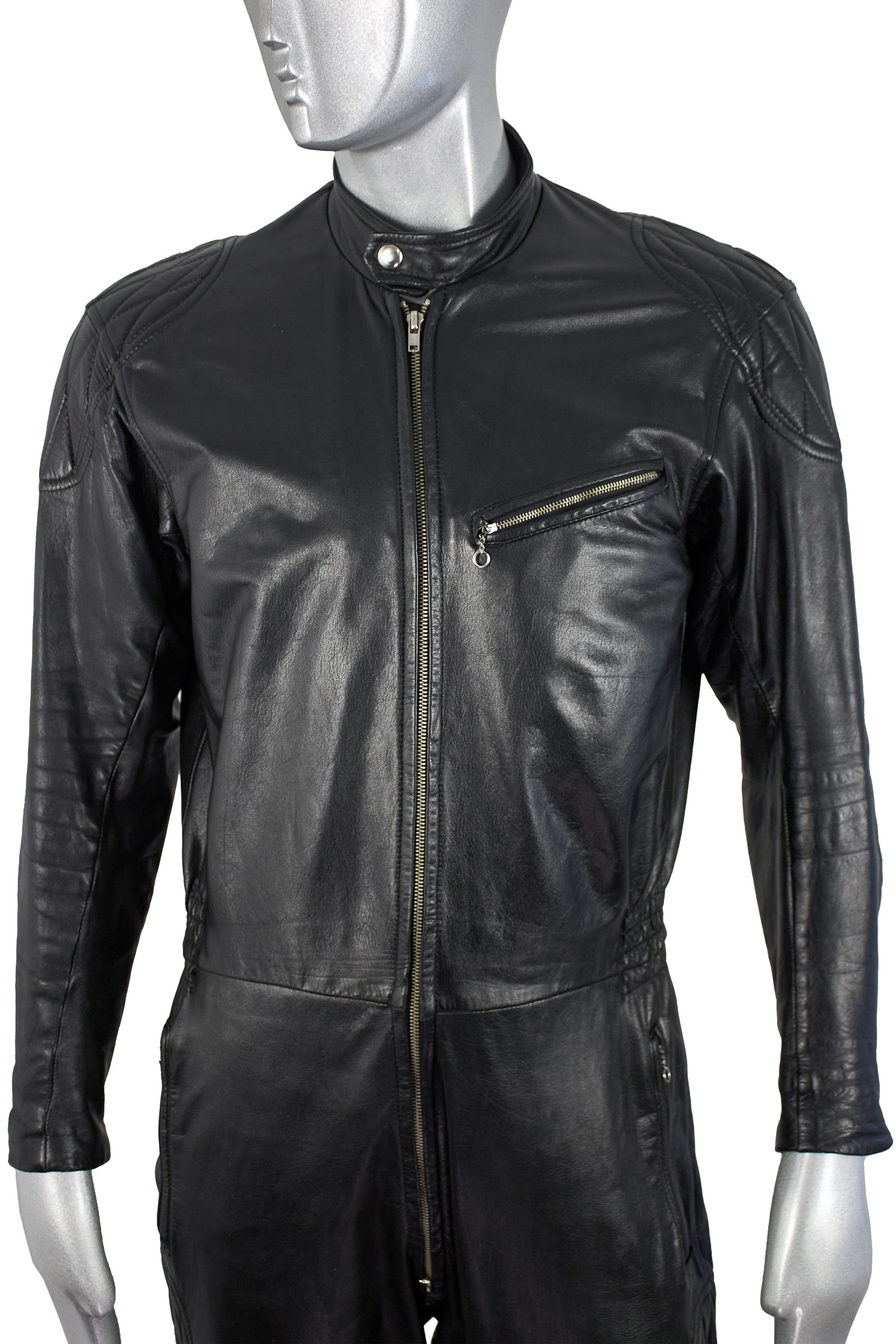 Japanese Brand Rare vintage leather motorcycle overalls suit 80s 90s Size US M / EU 48-50 / 2 - 6 Thumbnail