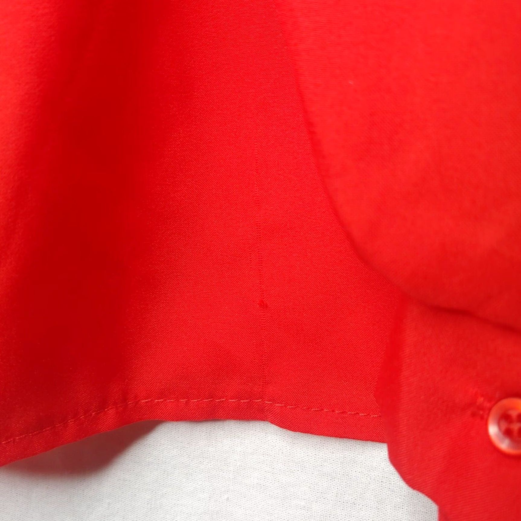 Vintage VINTAGE Jessica Michelle Blouse Large Button Down Long Sleeve High Neck Red Size L / US 10 / IT 46 - 6 Thumbnail