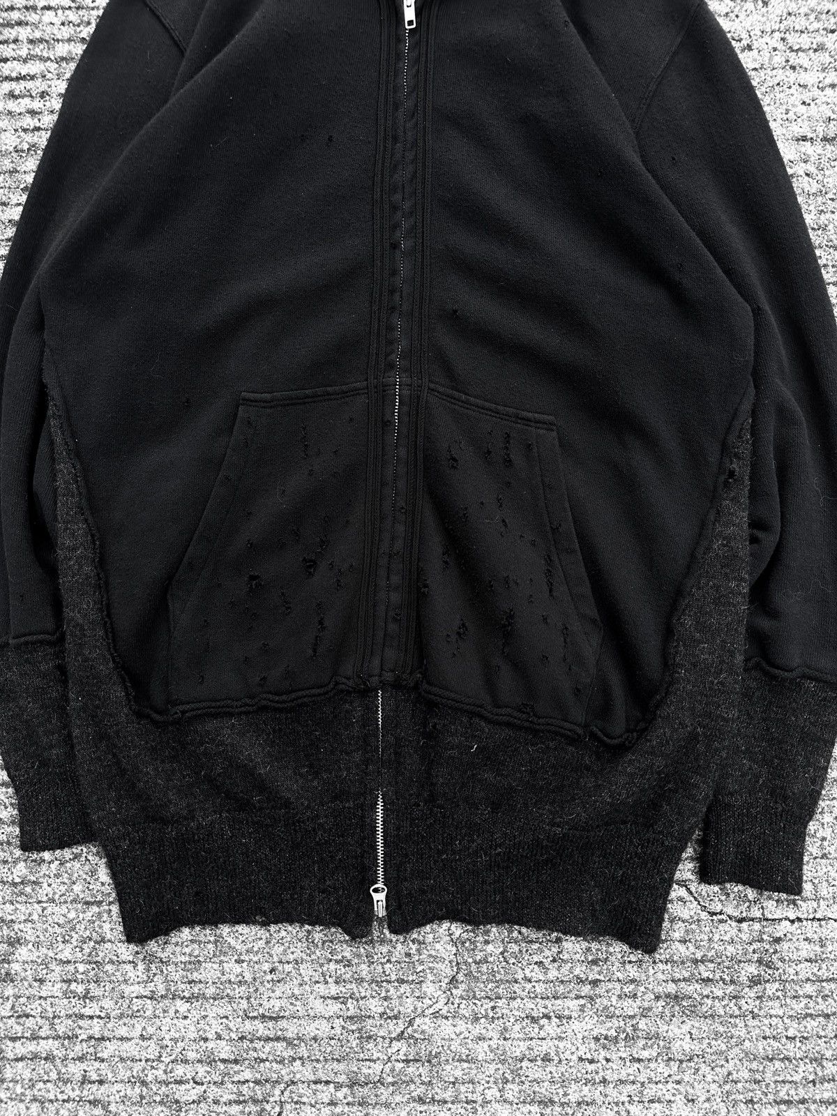 Undercover Undercover AW04 Reconstructed Damaged Hoodie Parka Size US M / EU 48-50 / 2 - 5 Thumbnail