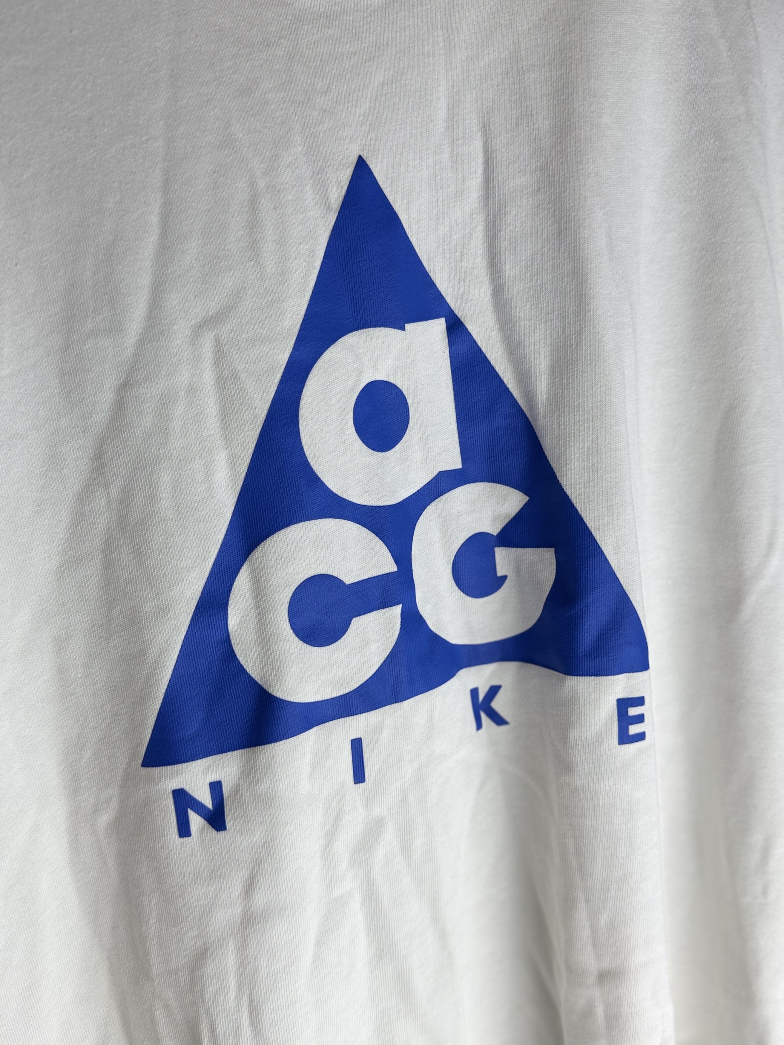 Nike ACG Nike ACG Big Logo White Long Sleeve Tee Size US M / EU 48-50 / 2 - 3 Thumbnail