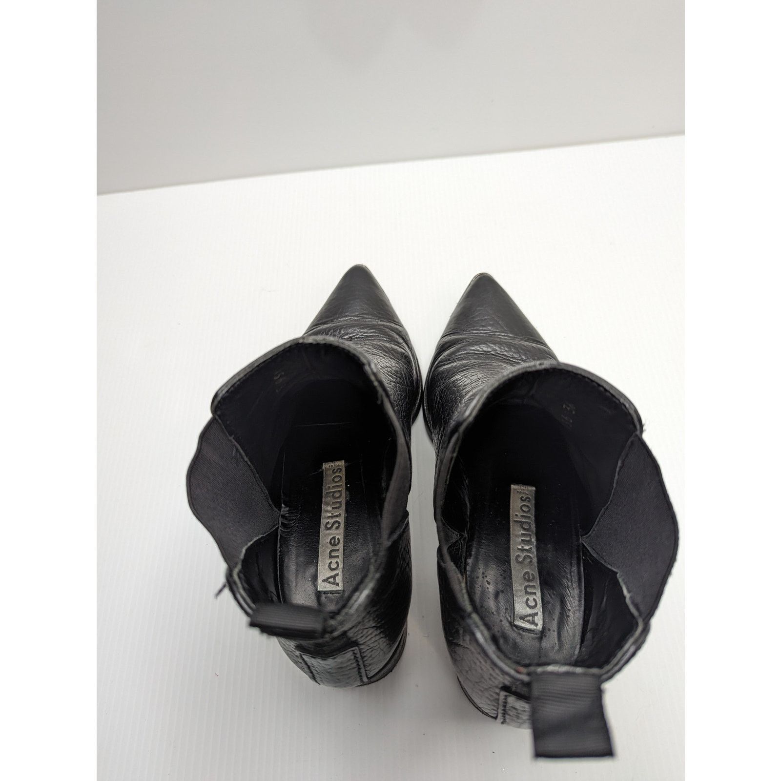 Acne Studios Acne Leather Jensen leather ankle boots black sz 36 (US 5.5) Size US 6 / IT 36 - 10 Thumbnail