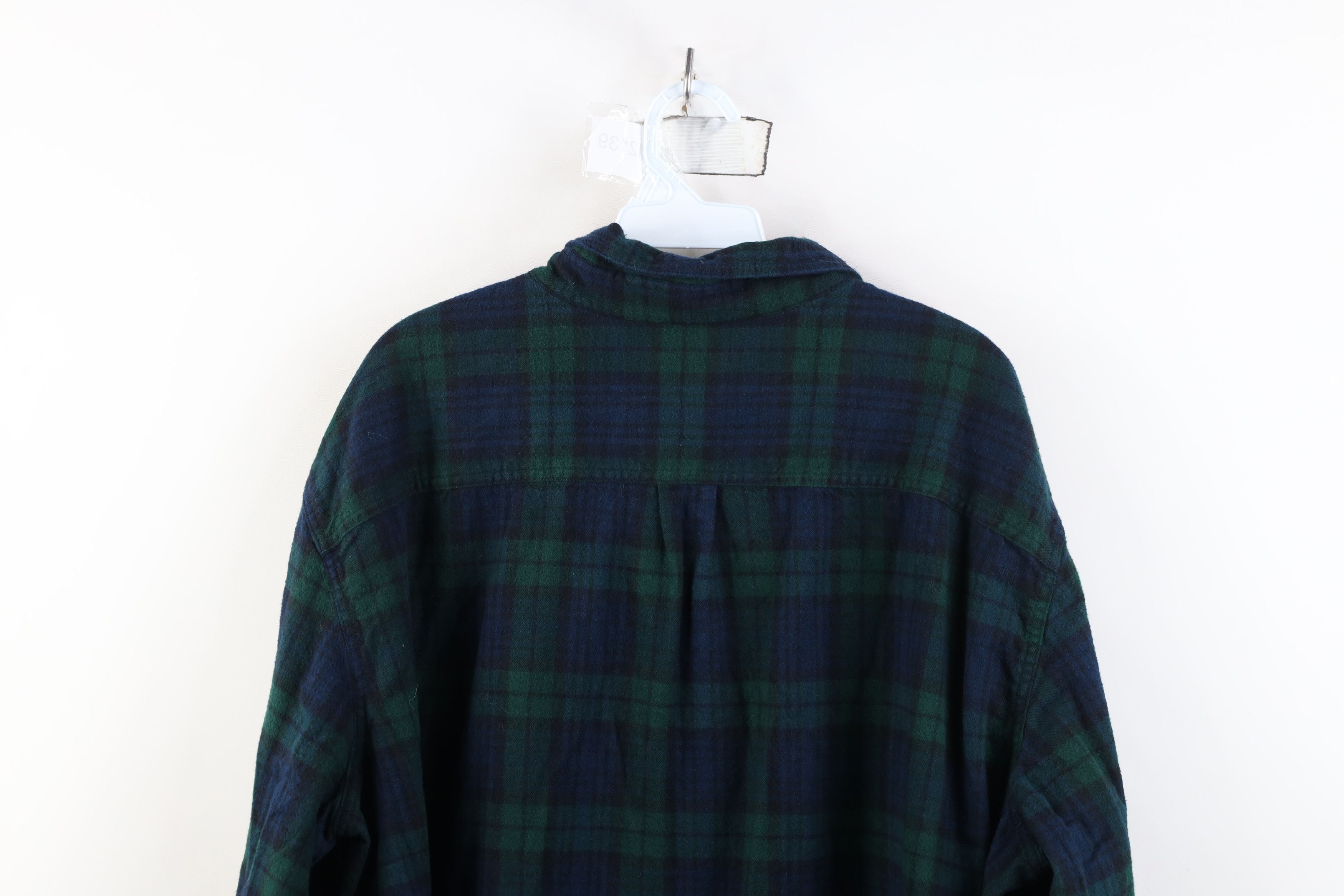 L.L. Bean Vintage LL Bean Flannel Collared Button Down Shirt Plaid Size US XXL / EU 58 / 5 - 9 Thumbnail