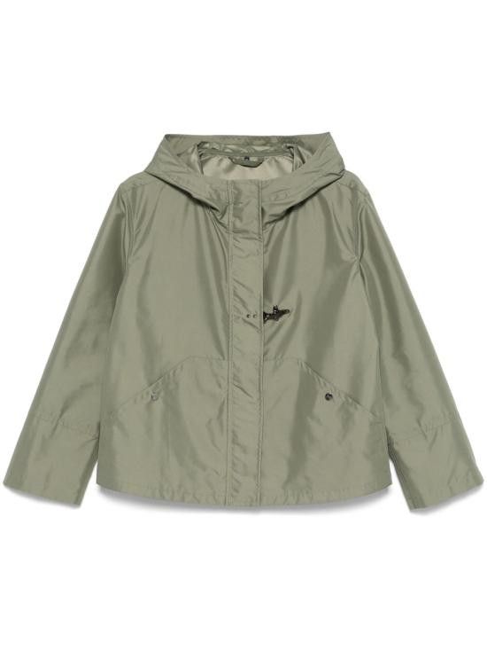 Fay FAY Women Bubble Jackets NAW12503240 AXXV408 Green Size M / US 6-8 / IT 42-44 - 1 Thumbnail