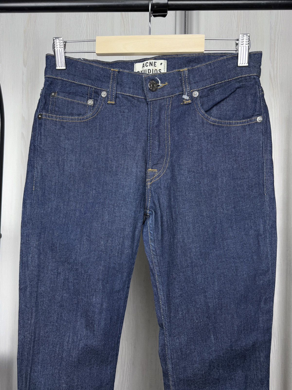 Acne Studios Acne Studios Ace Raw Skinny Fit Denim Jeans Blue Size US 29 - 3 Thumbnail