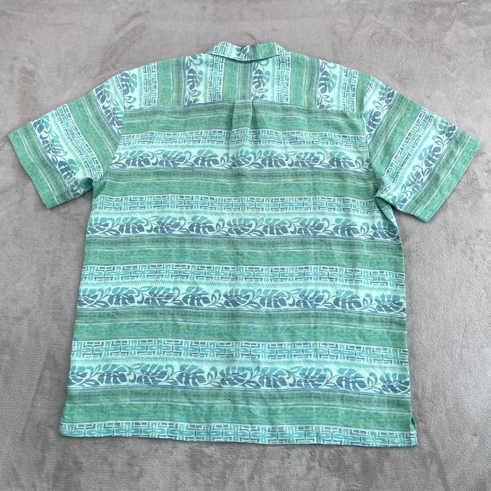 Quiksilver Quiksilver Waterman Shirt Men 2XL Multicolor Floral Tribal Short Sleeve Button-Up Casual Beach Hawaii Surf Mens Size US XXL / EU 58 / 5 - 3 Thumbnail