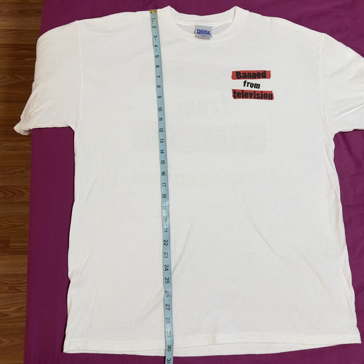 Vintage Vintage Banned From Television T Shirt Size US XL / EU 56 / 4 - 6 Thumbnail