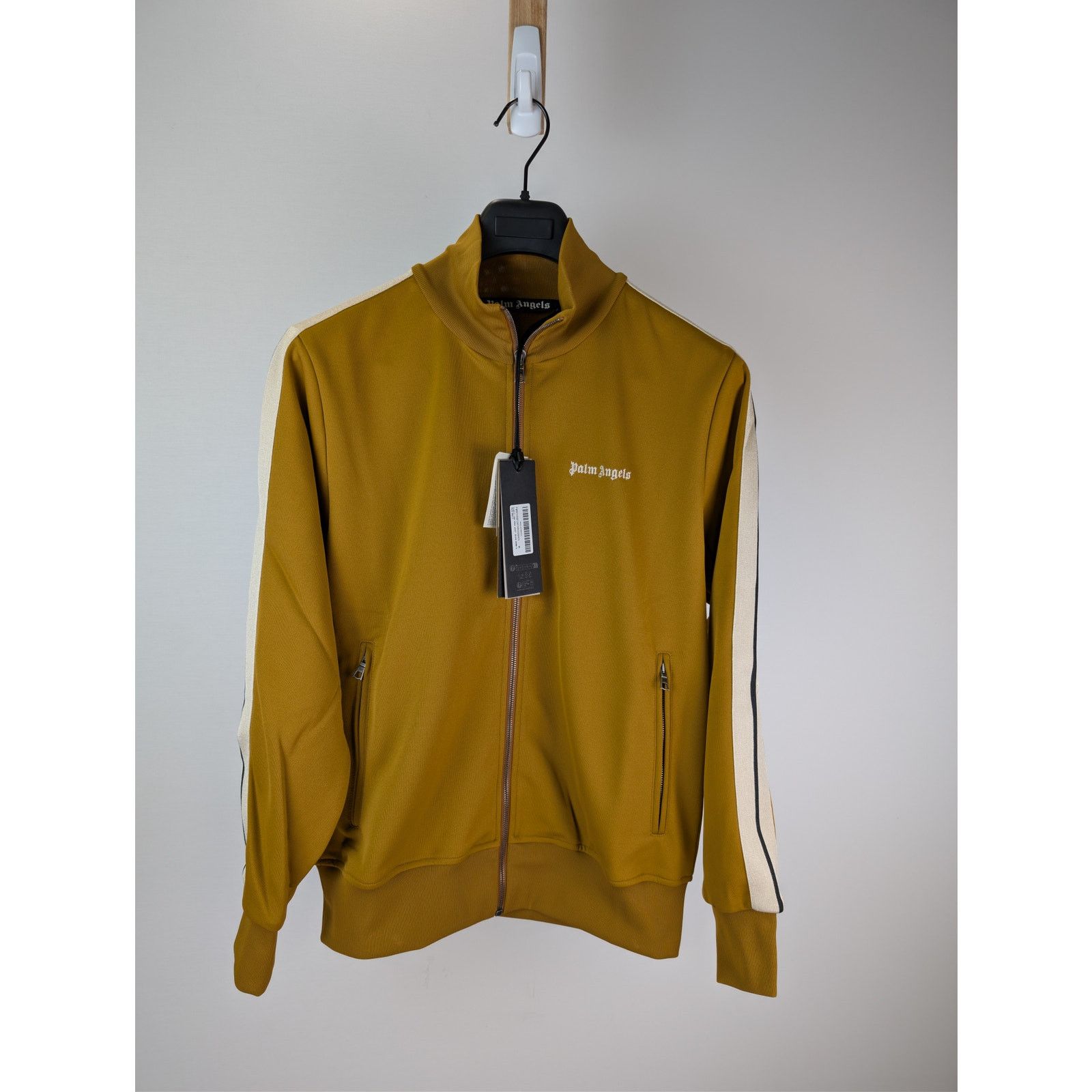 Palm Angels o1rshd1 Classic Logo Track Jacket in Golden Brown / Mustard Size US XXL / EU 58 / 5 - 8 Thumbnail
