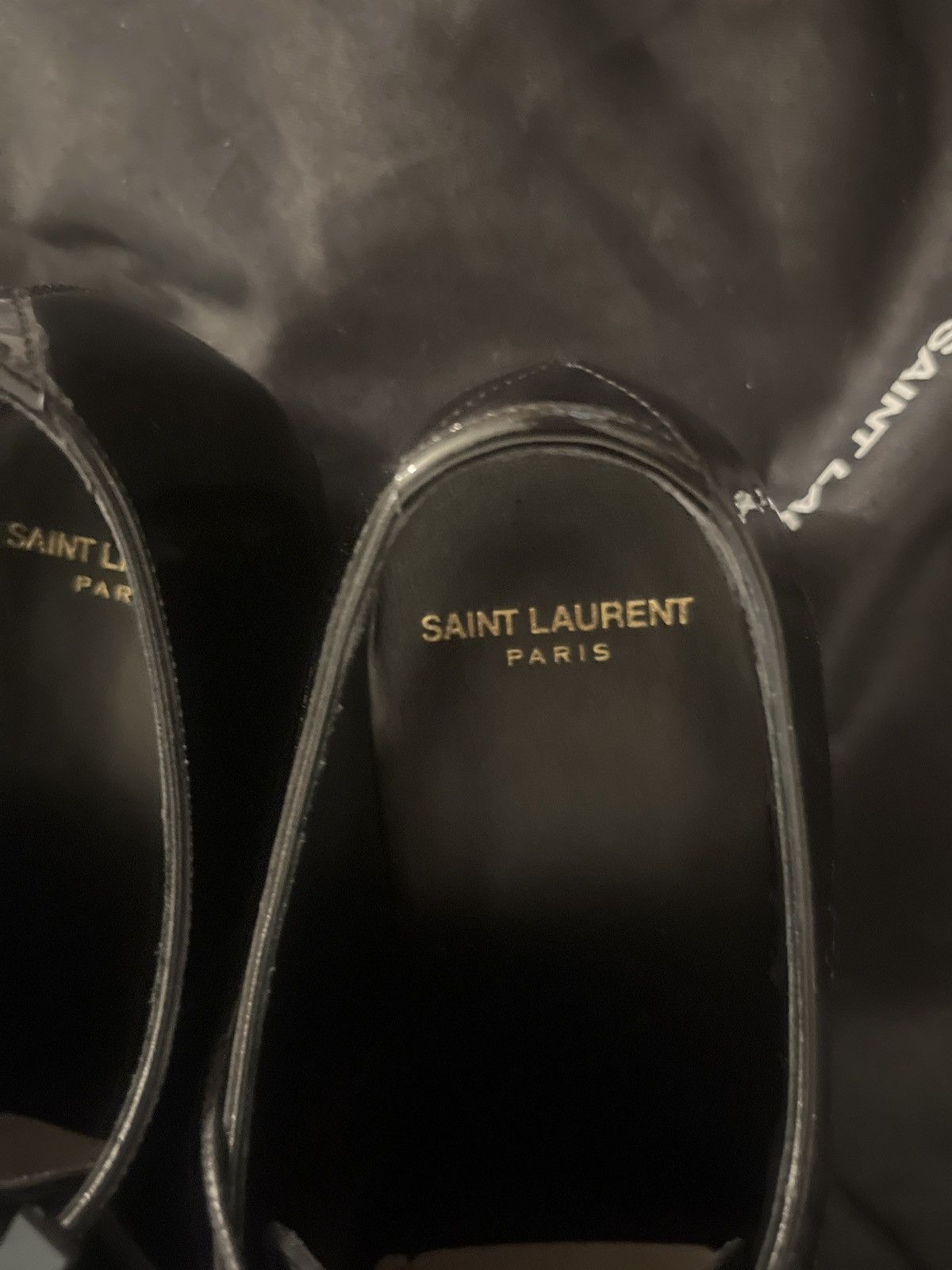 Saint Laurent Paris Black Saint Laurent Paris Shoes Size US 5.5 / IT 35.5 - 13 Thumbnail