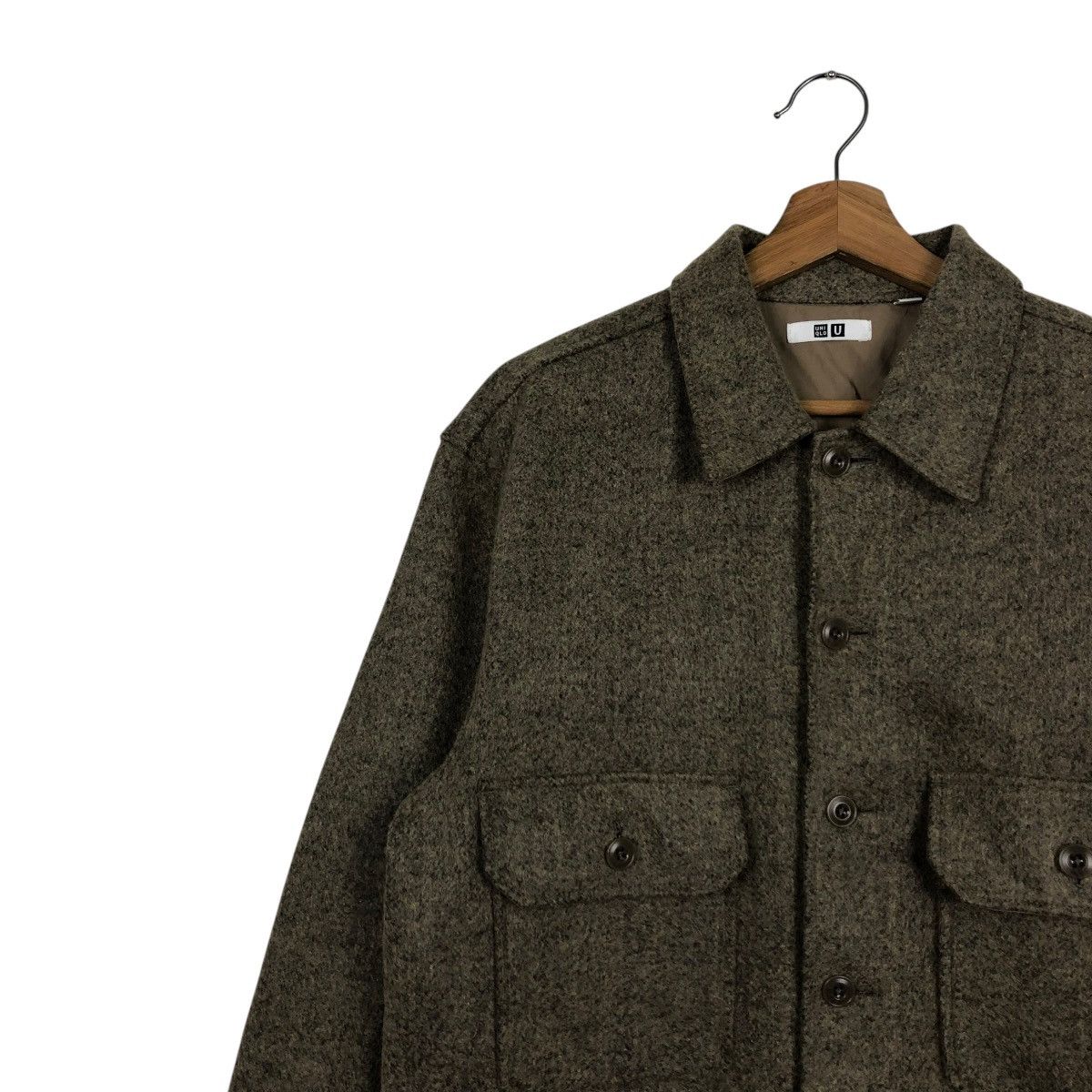 Japanese Brand 🔥VINTAGE WOOL BUTTON WORKER JACKET UNIQLO UNDERCOVER Size US M / EU 48-50 / 2 - 8 Thumbnail