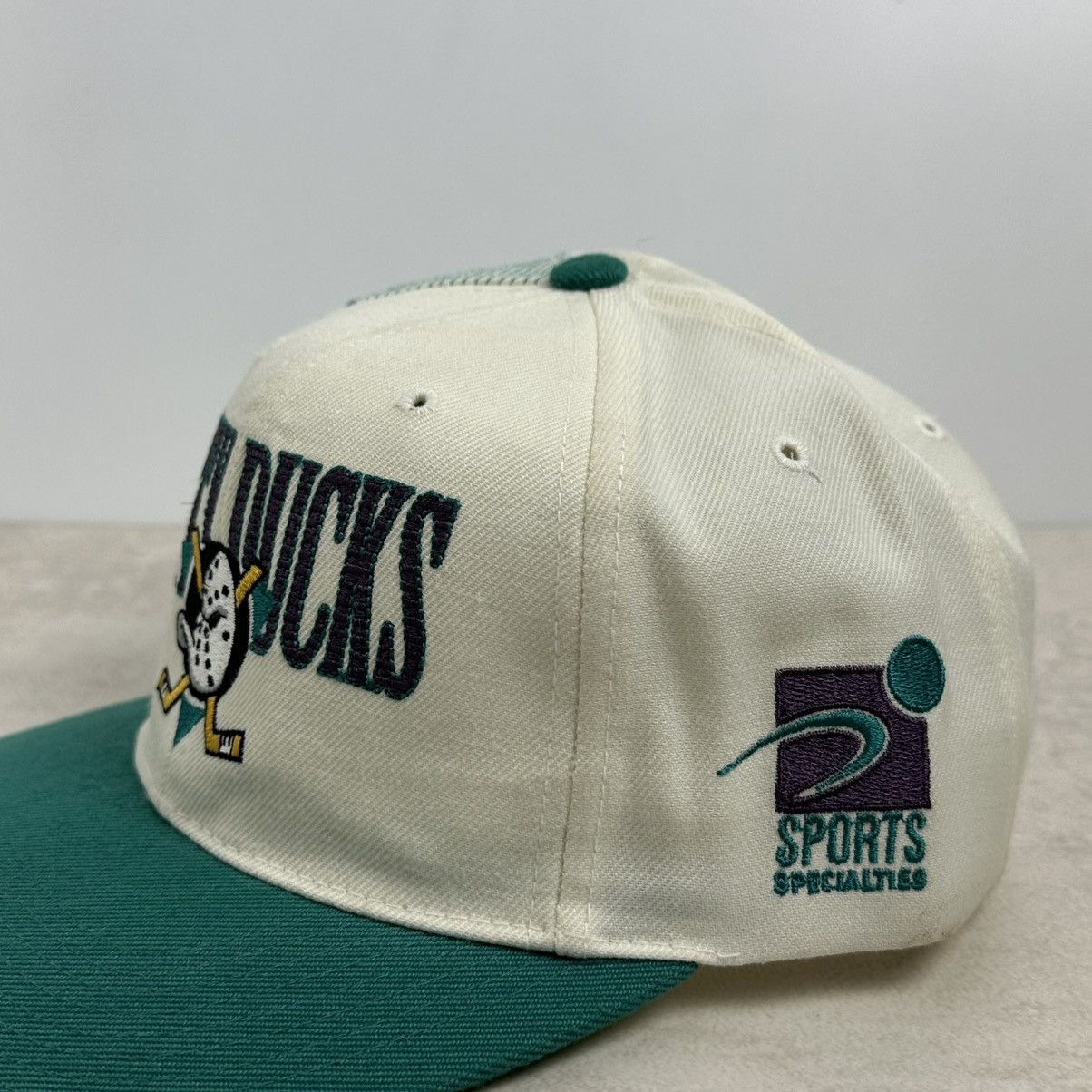 NHL Vintage Hat Mighty Ducks Lasers Sports Specialties NHL 90s Size ONE SIZE - 3 Thumbnail