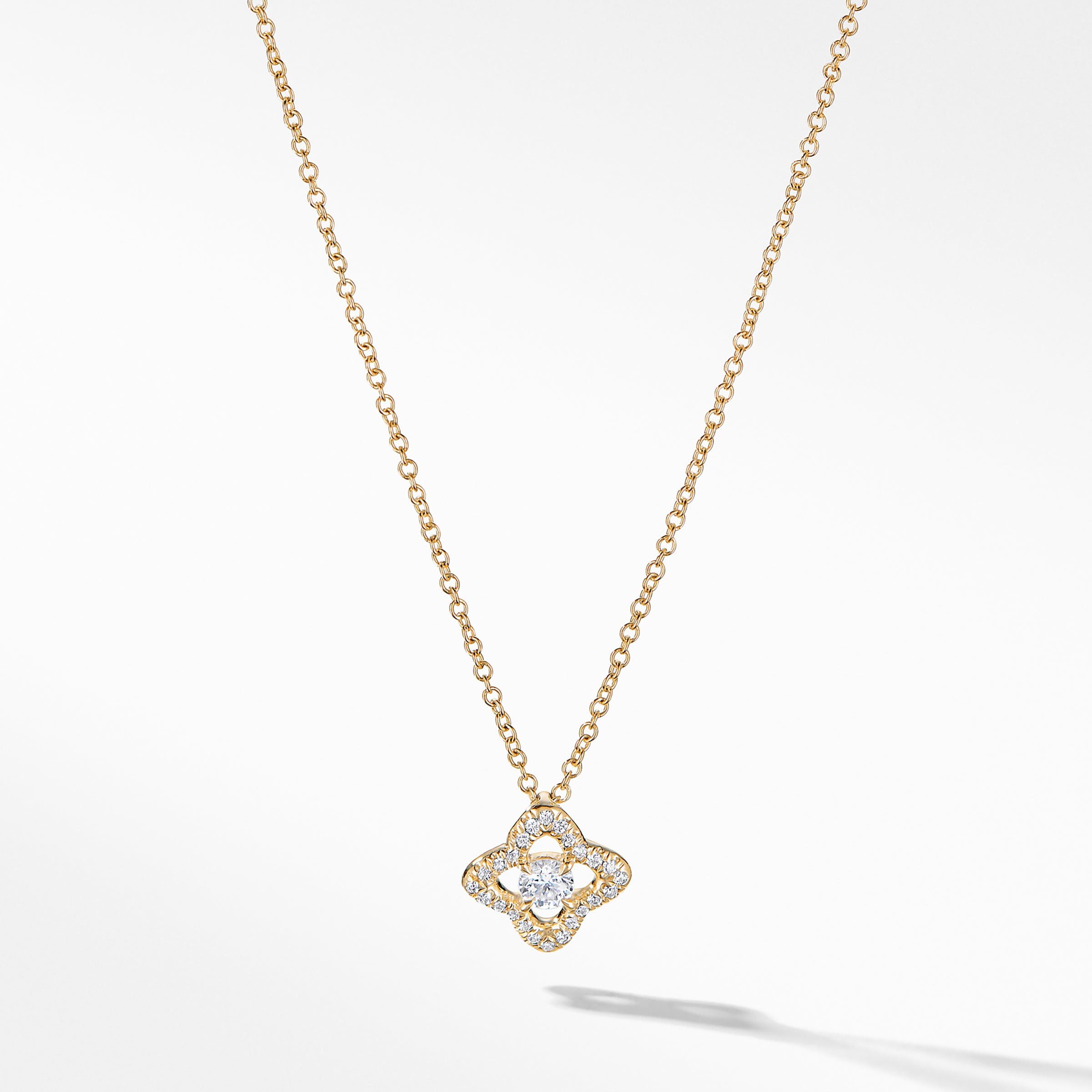 o1w1db10325 N12569D Necklace in 18K Yellow Gold with Diamond