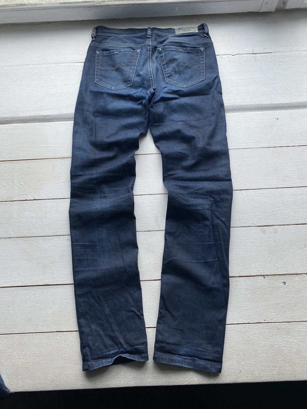 Designer × Diesel × Vintage 🔥Punk Emo Goth Diesel Regular Straight Blue Women Jeans rare Size 27" / US 4 / IT 40 - 6 Thumbnail