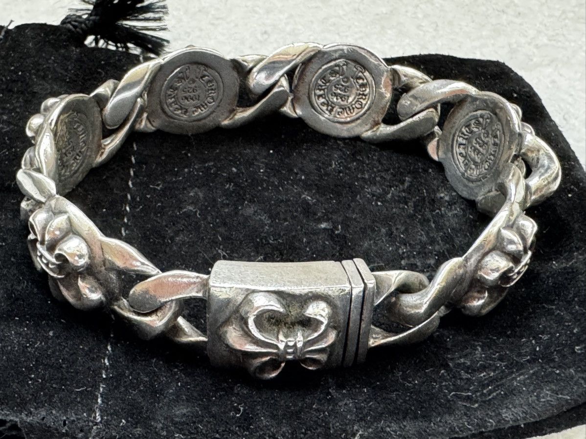 Chrome Hearts VERY RARE! Chrome Hearts Fleur de lis .925 Silver bracelet Size ONE SIZE - 2 Thumbnail