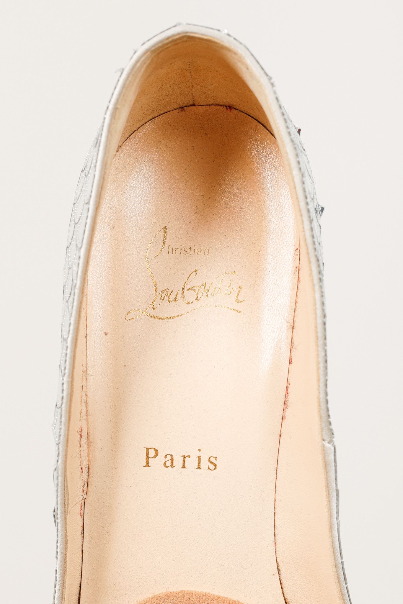 Christian Louboutin Christian Louboutin Poseidon Scale Peep-Toe Platform Pumps Size US 9 / IT 39 - 9 Thumbnail