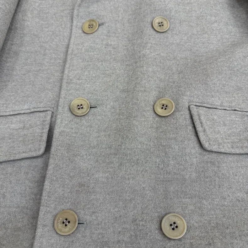 Loro Piana Loro Piana Gray Double Breasted Cashmere Mid Length Coat Size M / US 6-8 / IT 42-44 - 3 Thumbnail
