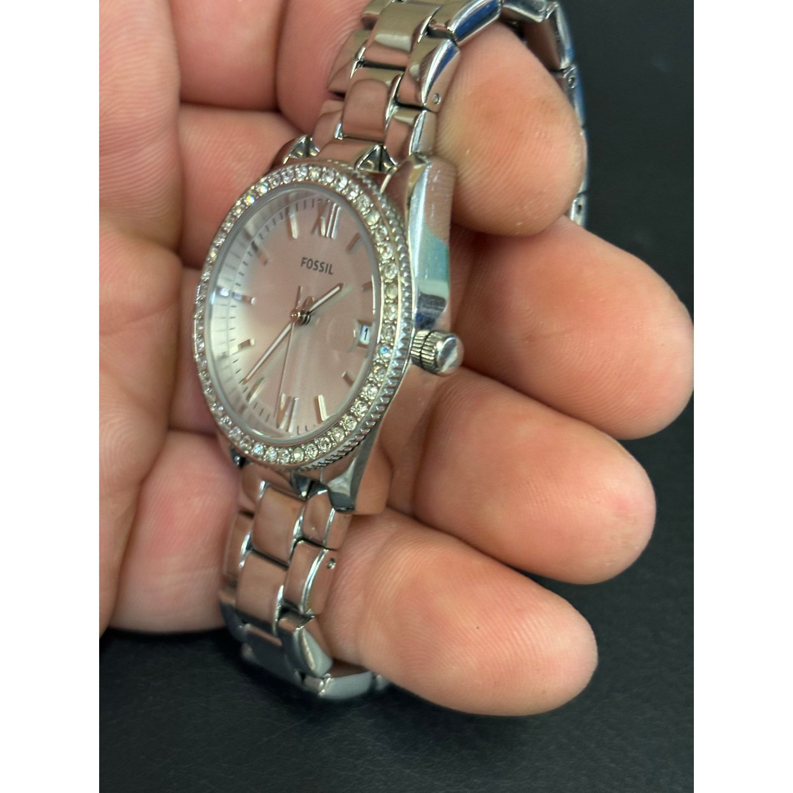 Fossil Fossil Scarlette ES4317 Silver Tone Women’s Watch! Size ONE SIZE - 8 Thumbnail